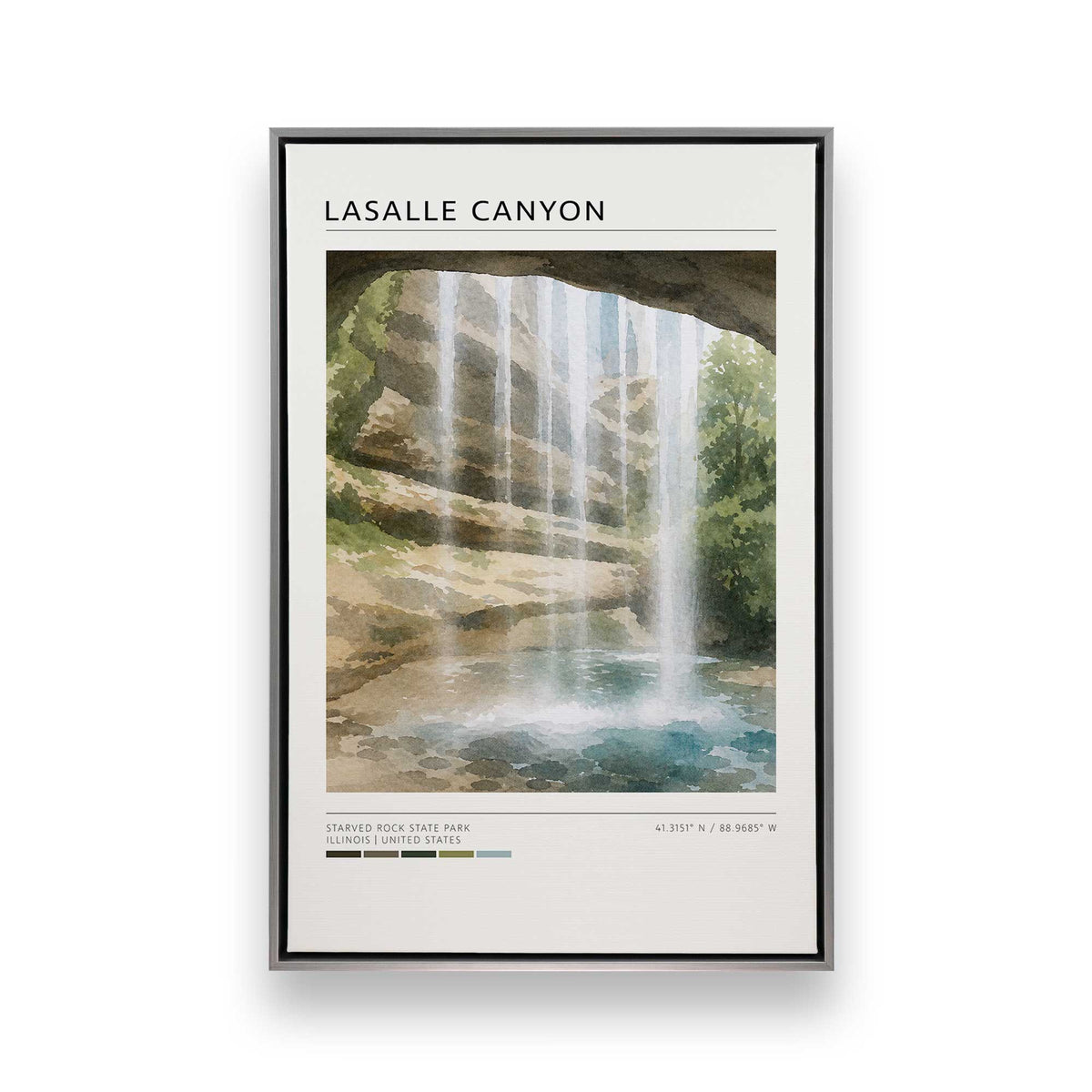 [Color:Polished Chrome], Picture of art in a Polished Chrome frame