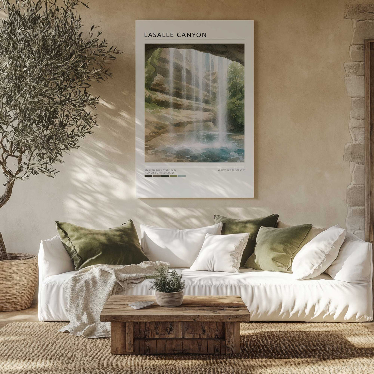 Picture of art in a room