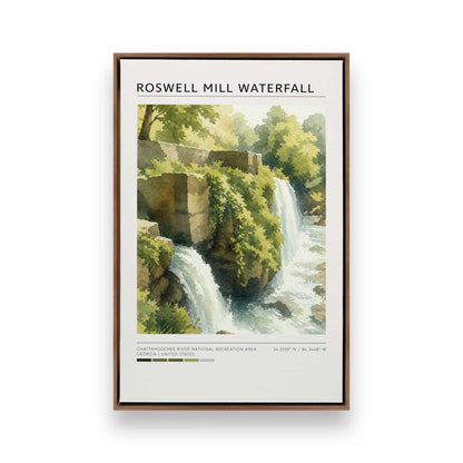 [Color:Walnut], Picture of art in a Walnut frame