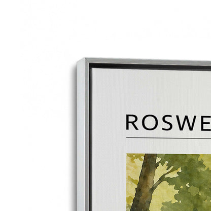 [Color:Polished Chrome], Picture of art in a Polished Chrome frame at an angle