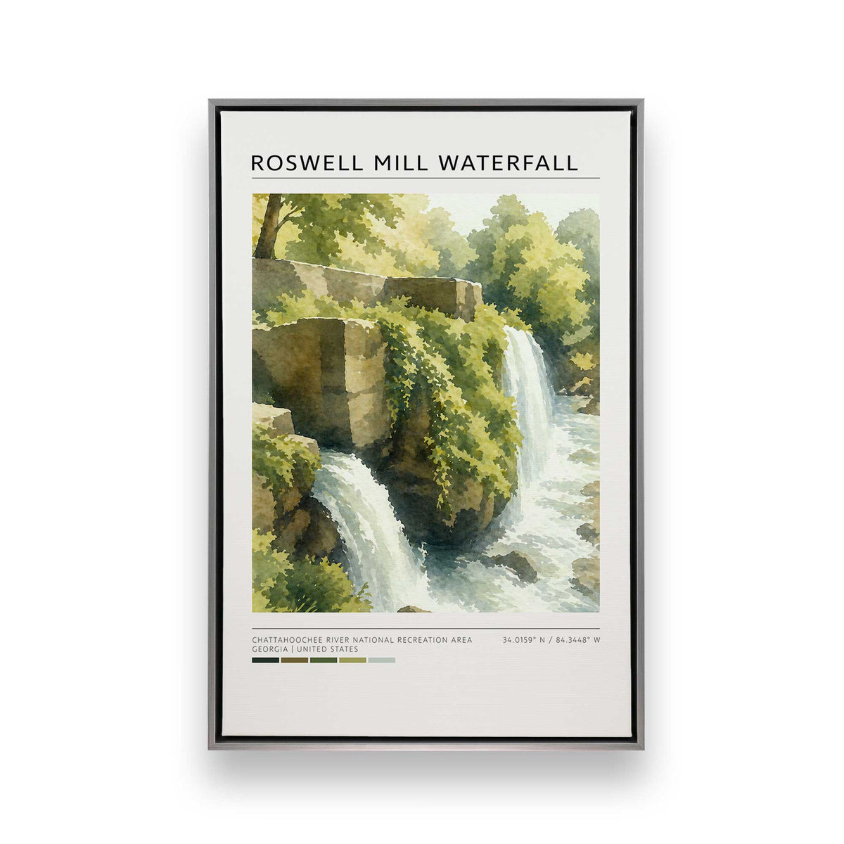 [Color:Polished Chrome], Picture of art in a Polished Chrome frame