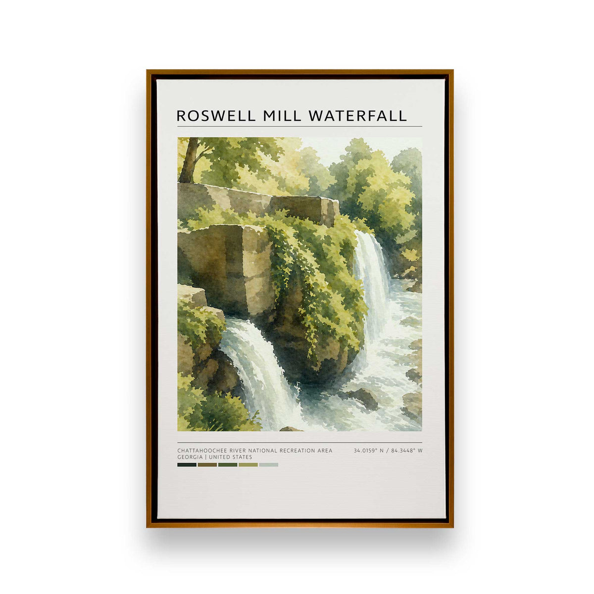 [Color:Polished Gold], Picture of art in a Polished Gold frame