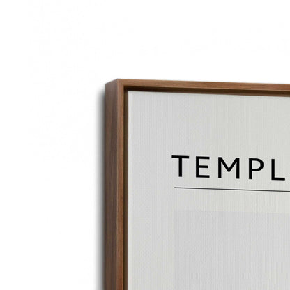 [Color:Walnut], Picture of art in a Walnut frame at an angle