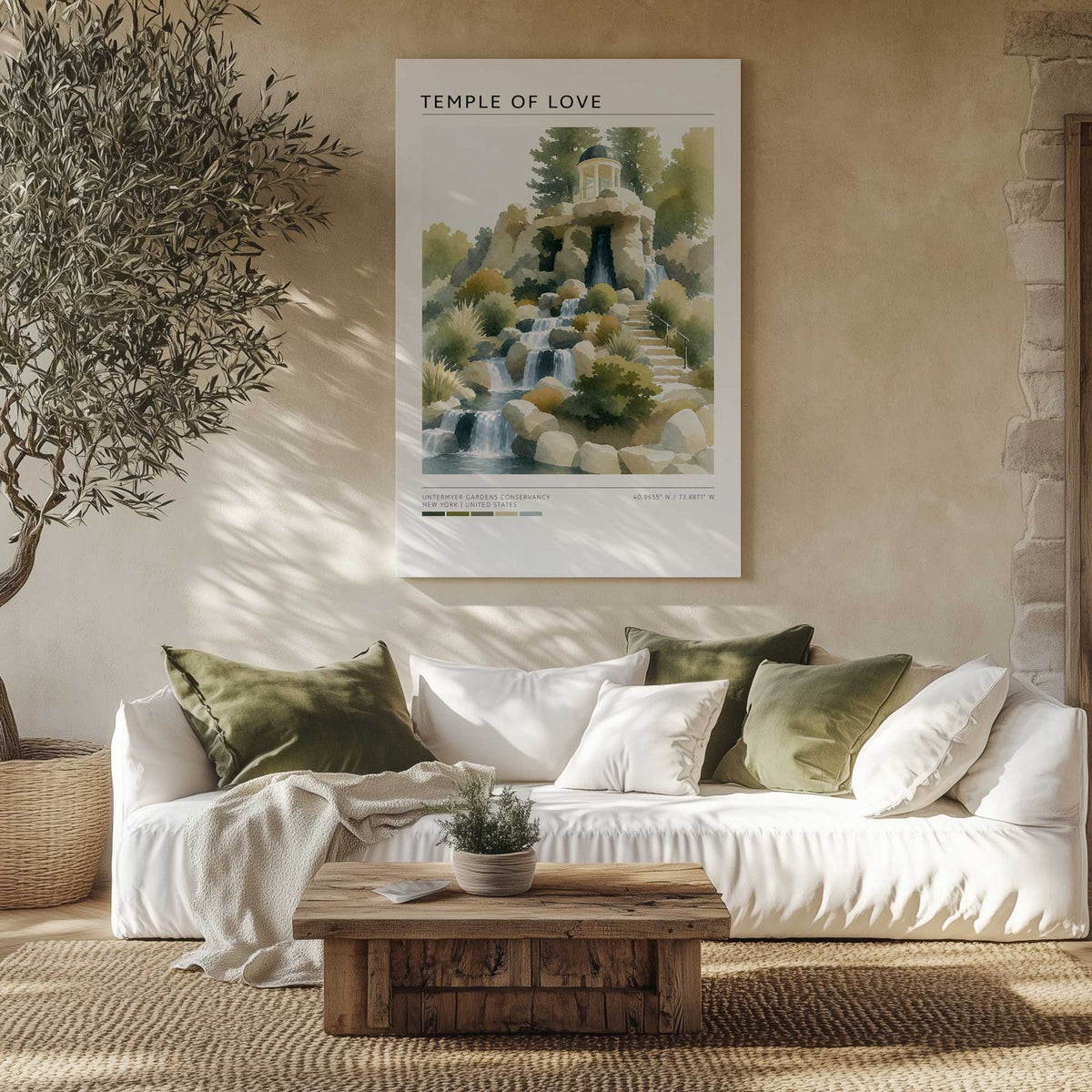 Picture of art in a room