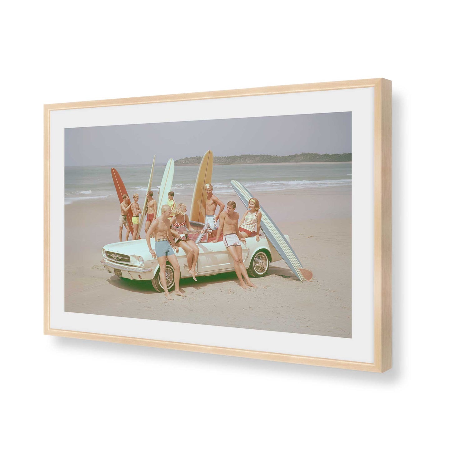[Color:Raw Maple], Picture of art in a Raw Maple frame of the corner