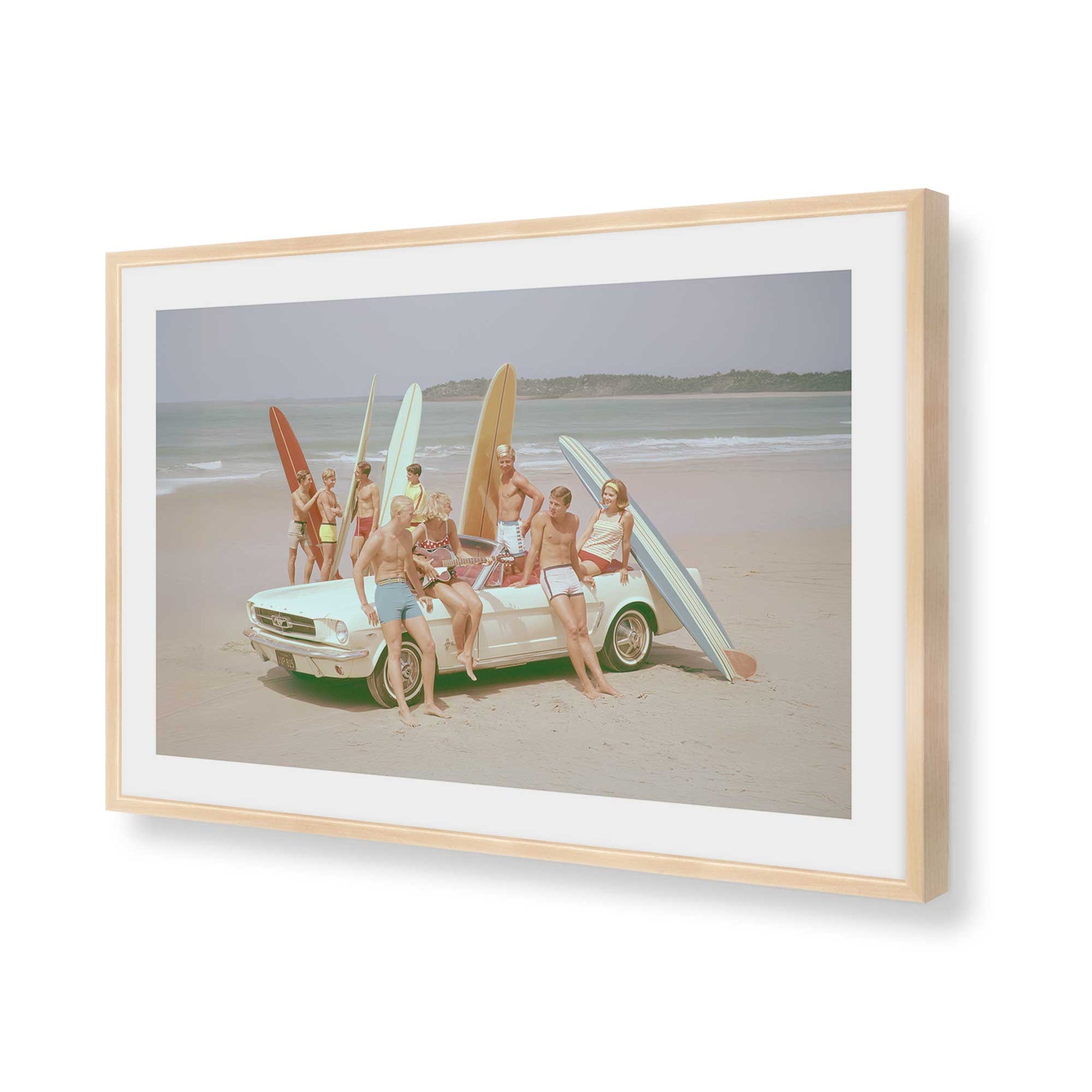 [Color:Raw Maple], Picture of art in a Raw Maple frame of the corner