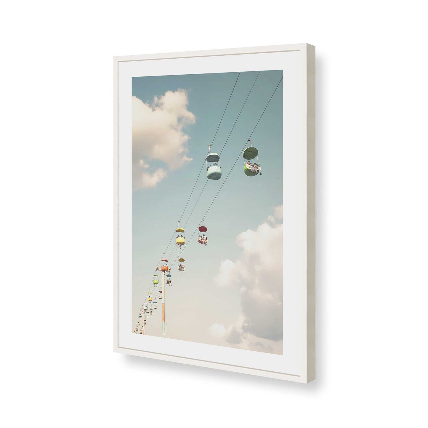 [Color:Opaque White], Picture of art in a Opaque White frame of the corner