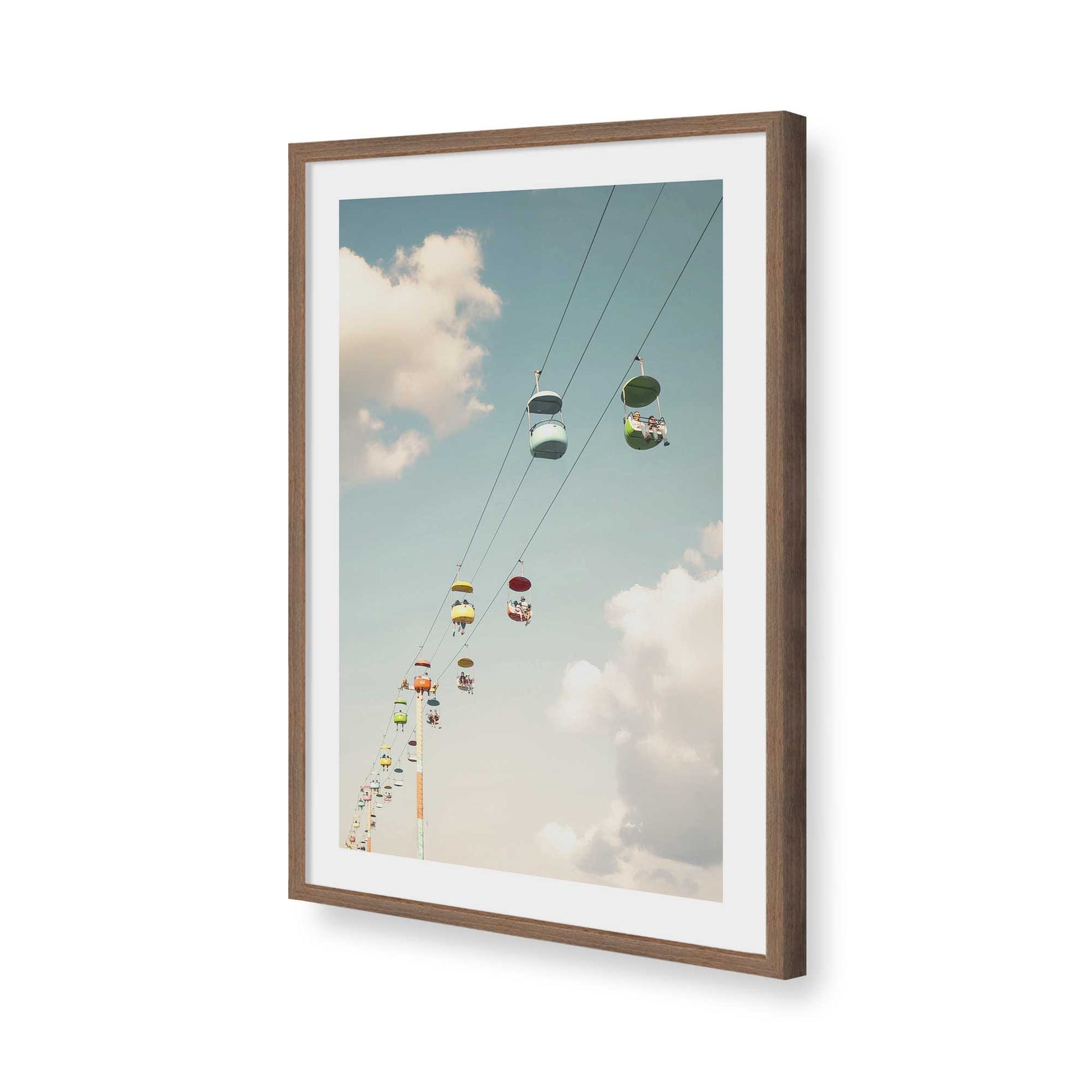 [Color:Walnut], Picture of art in a Walnut frame of the corner
