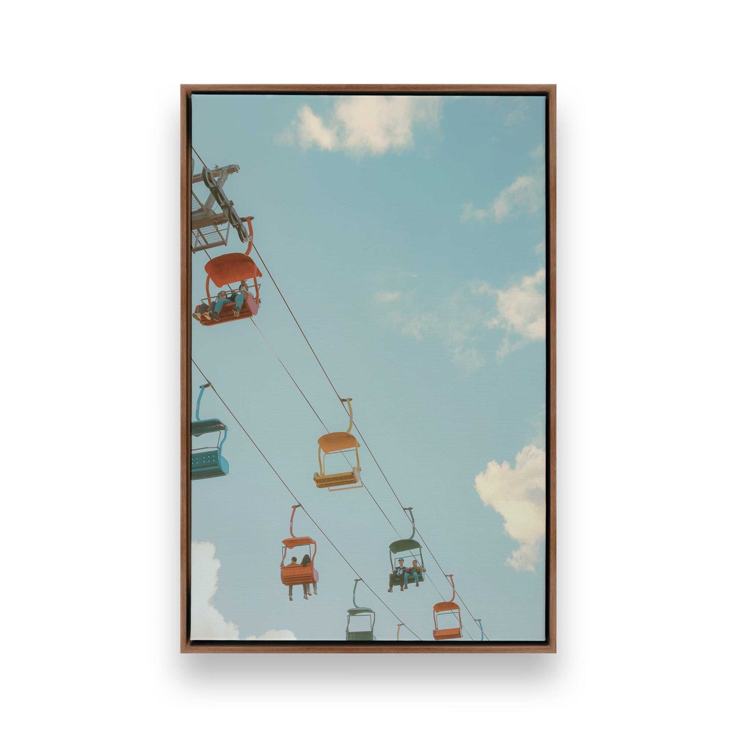 [Color:Walnut], Picture of art in a Walnut frame