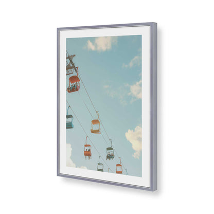 [Color:Polished Chrome], Picture of art in a Polished Chrome frame of the corner