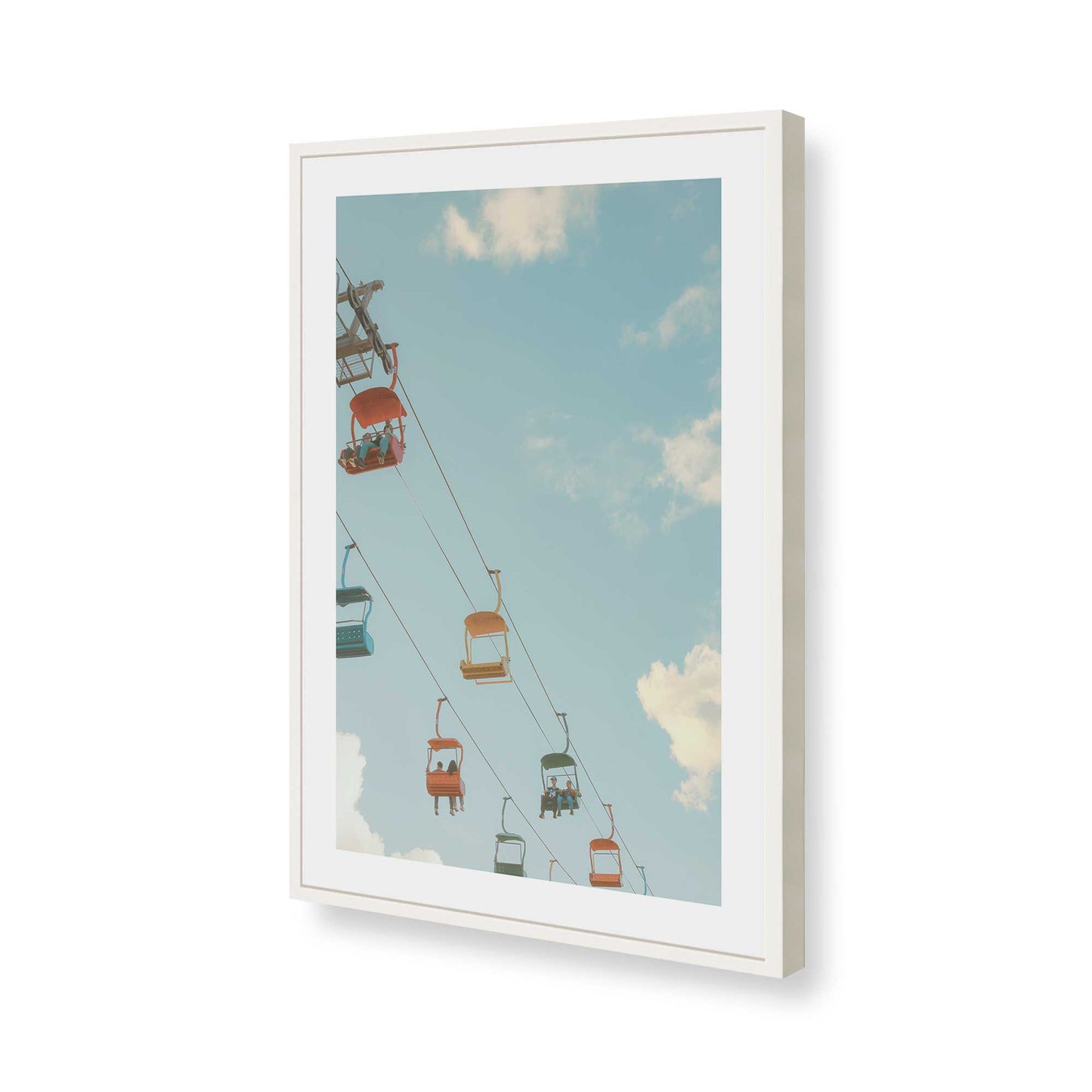 [Color:Opaque White], Picture of art in a Opaque White frame of the corner