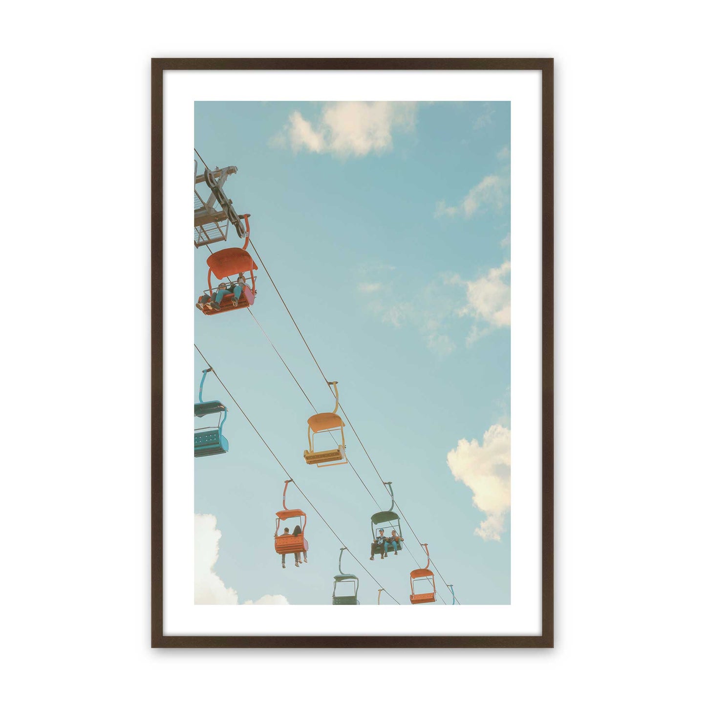 [Color:Brown], Picture of art in a Brown frame