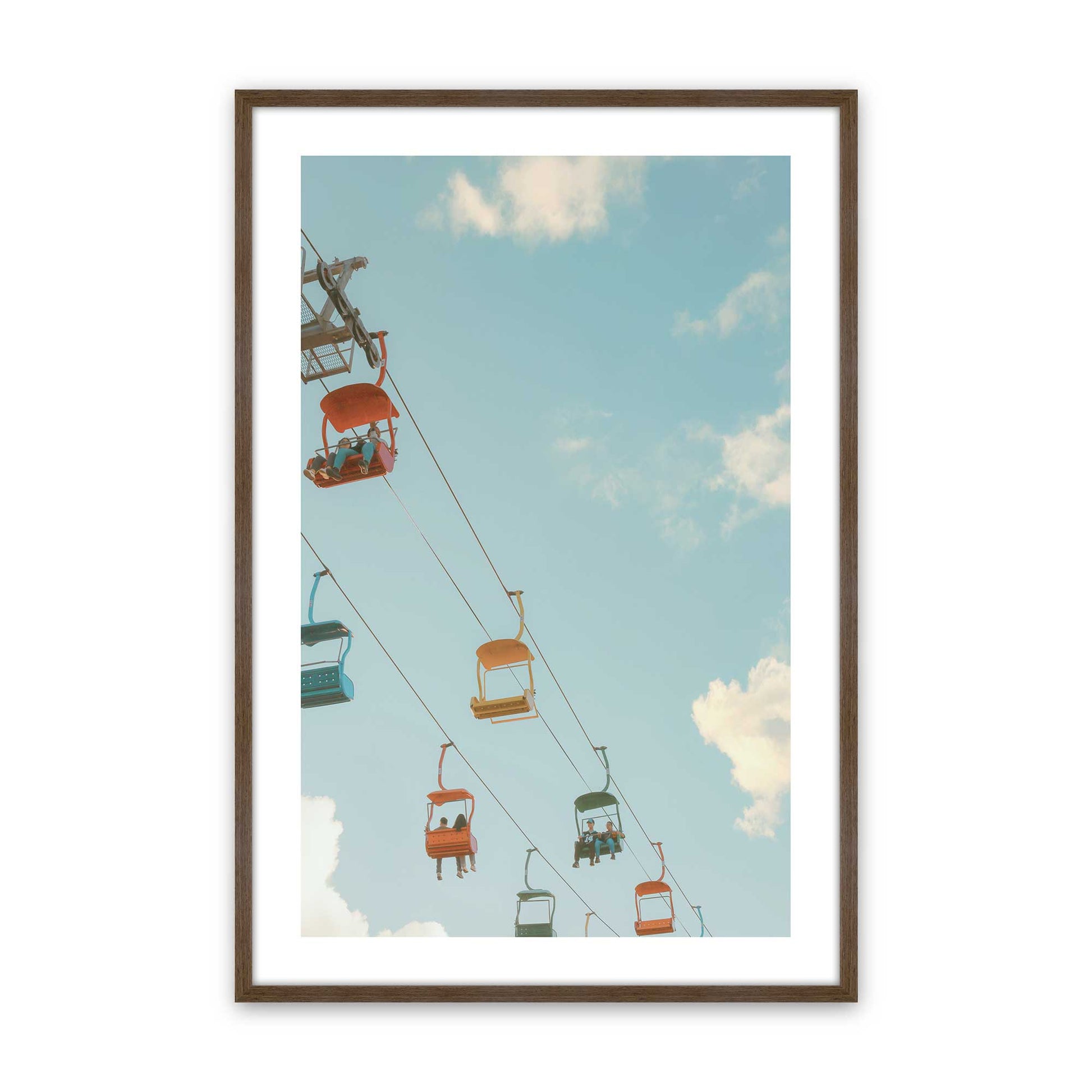 [Color:Walnut], Picture of art in a Walnut frame