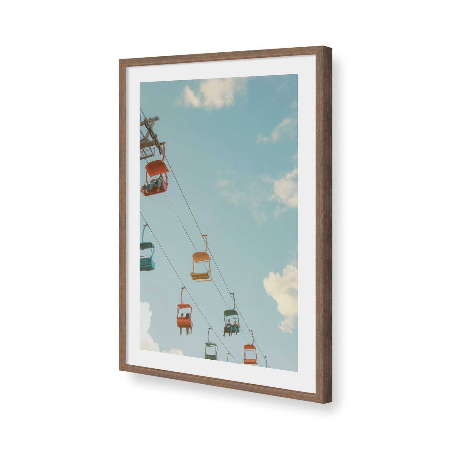 [Color:Walnut], Picture of art in a Walnut frame of the corner