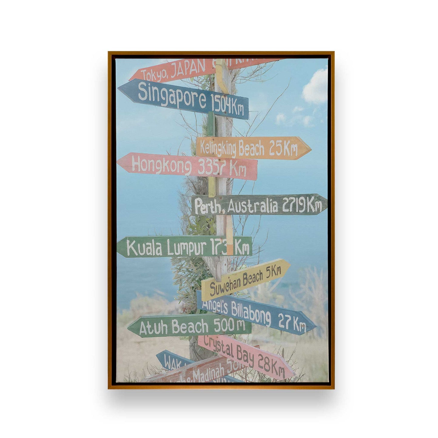 [Color:Polished Gold], Picture of art in a Polished Gold frame