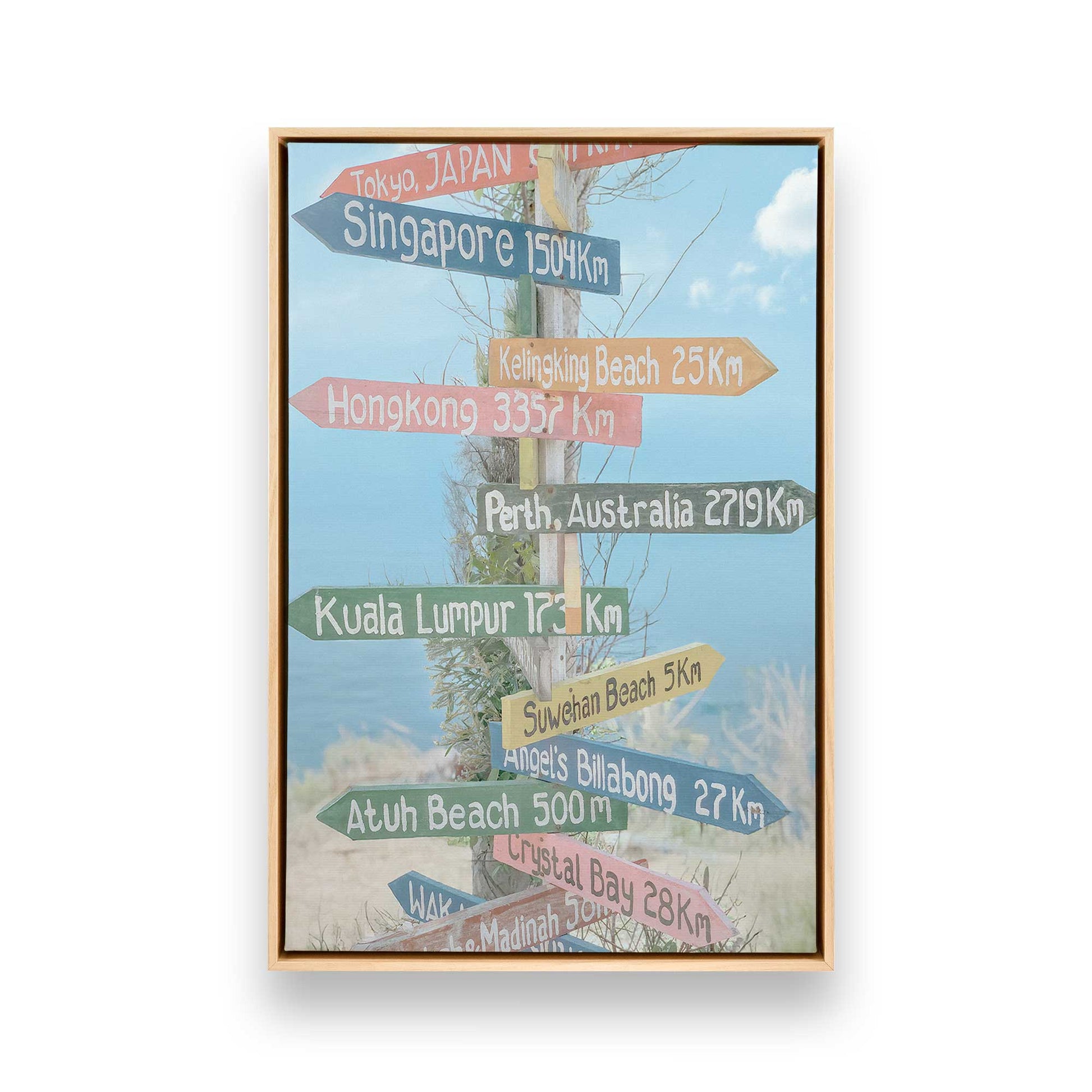[Color:American Maple], Picture of art in a American Maple frame