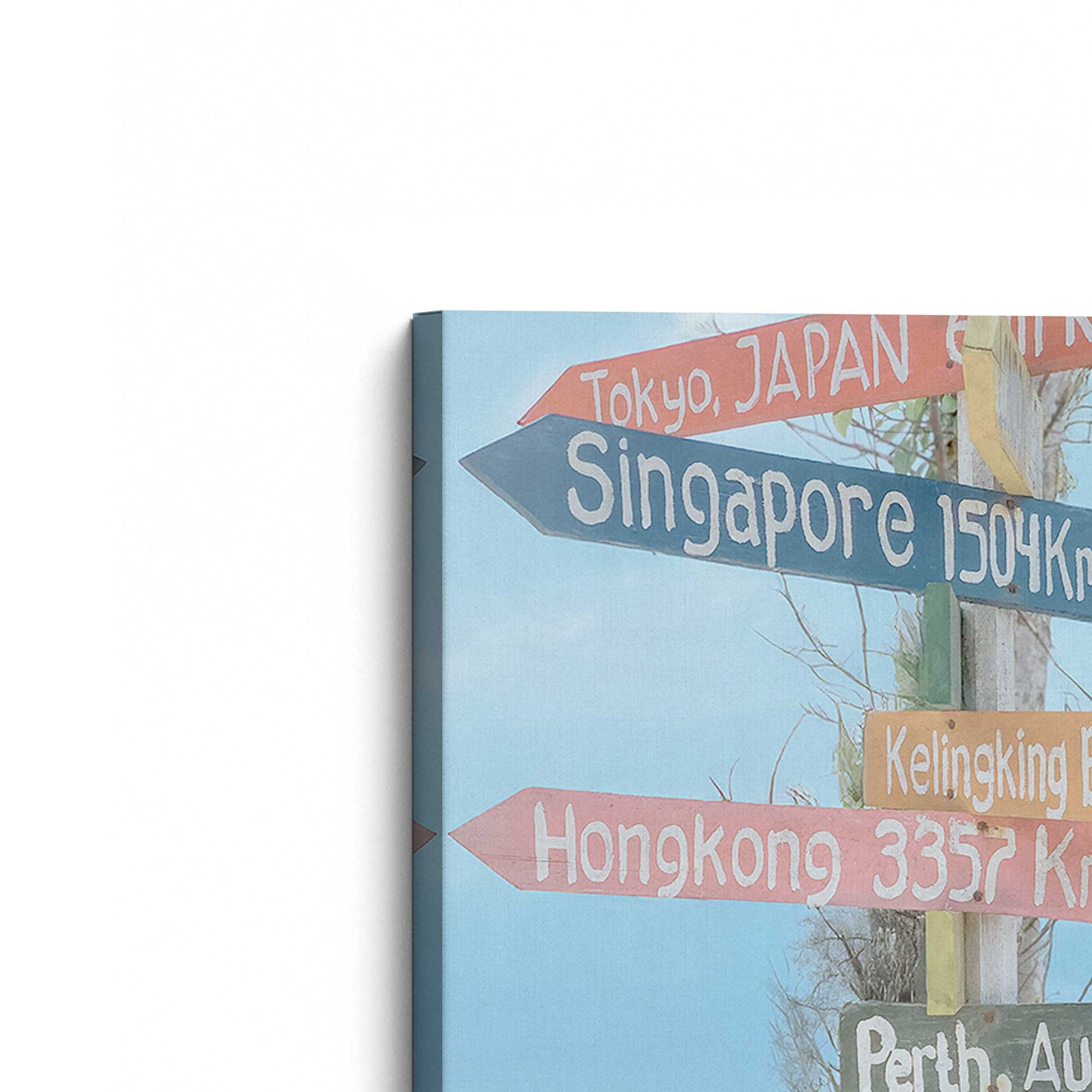 [Color:Stretched Canvas], Picture of the corner of the art