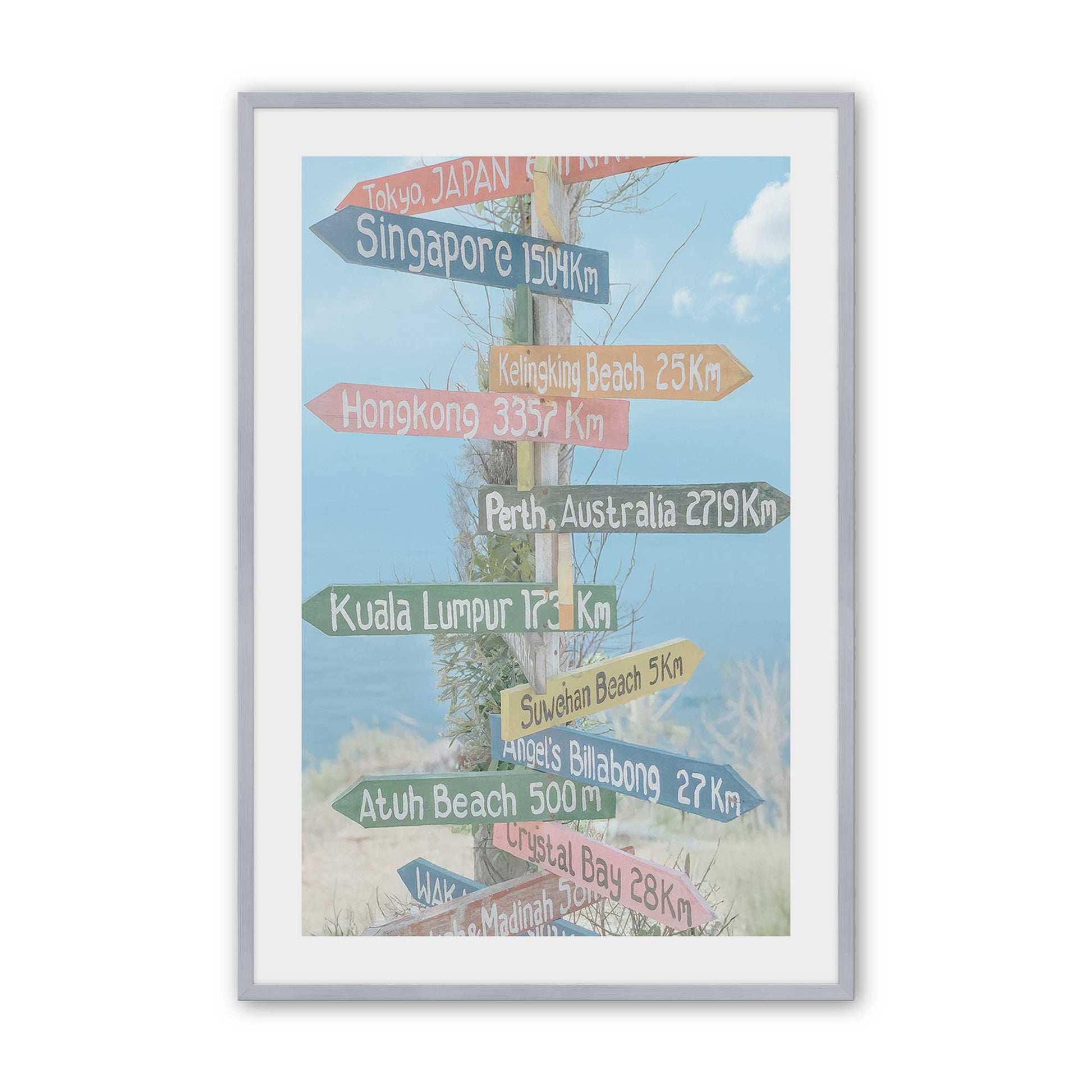 [Color:Polished Chrome], Picture of art in a Polished Chrome frame