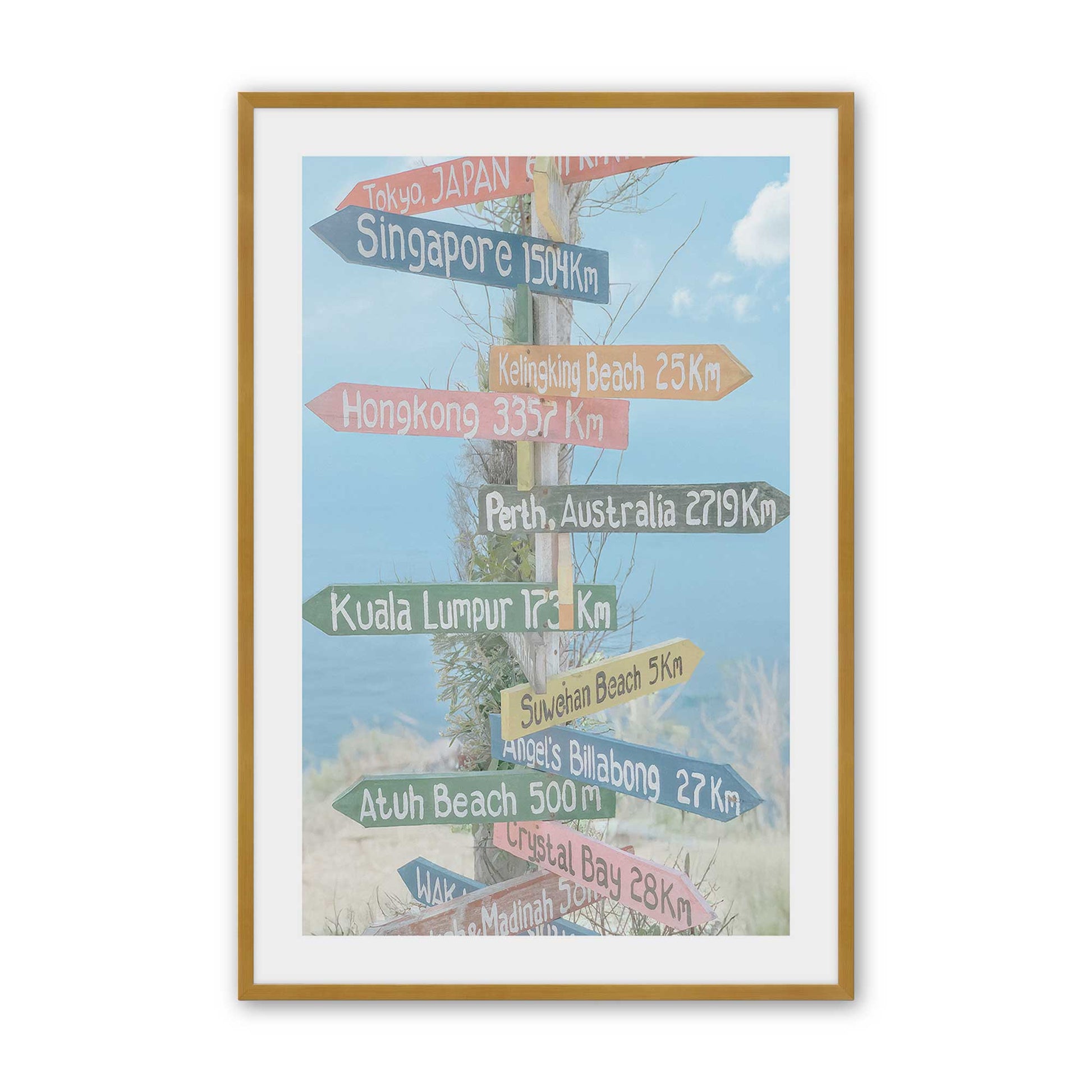 [Color:Polished Gold], Picture of art in a Polished Gold frame