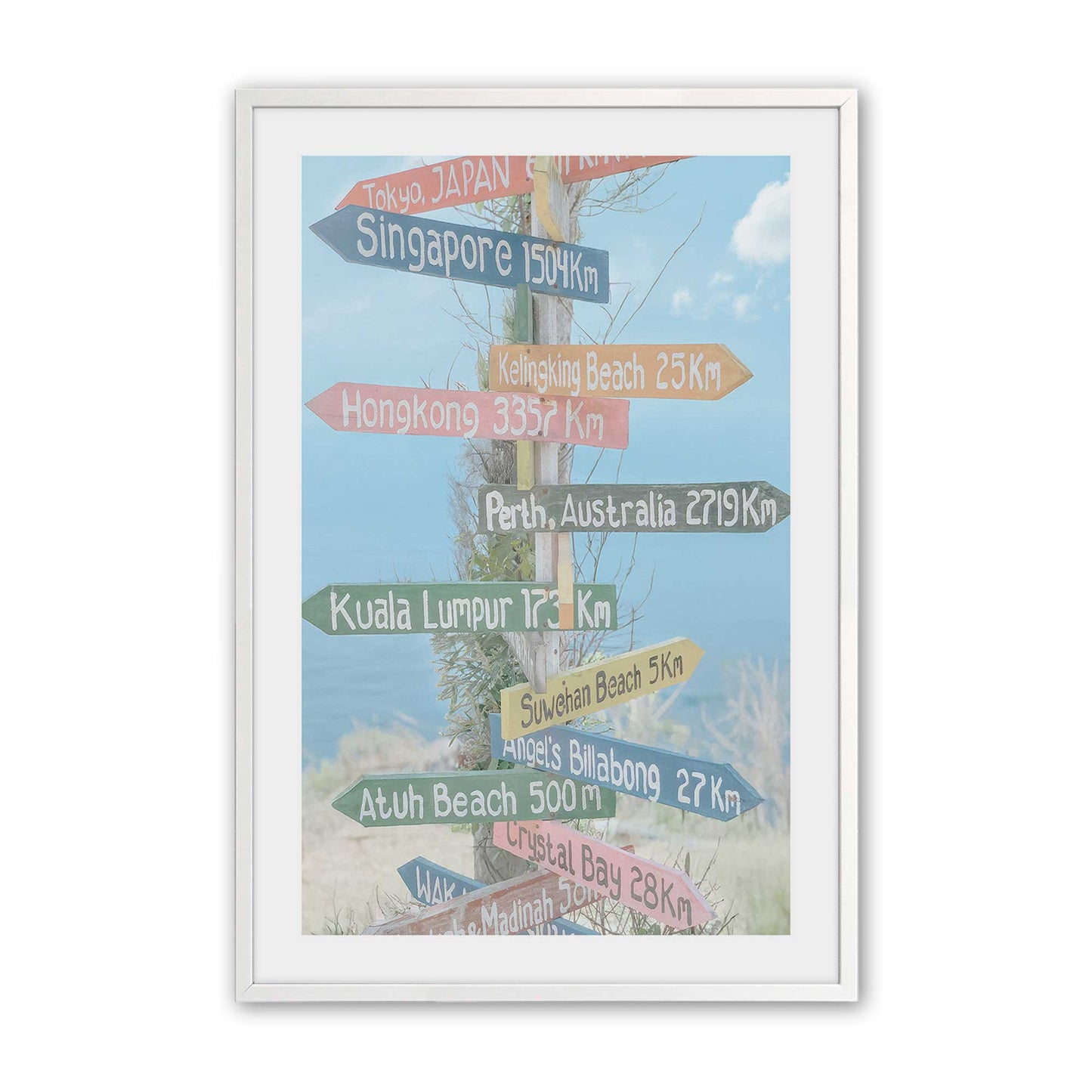 [Color:Opaque White], Picture of art in a Opaque White frame