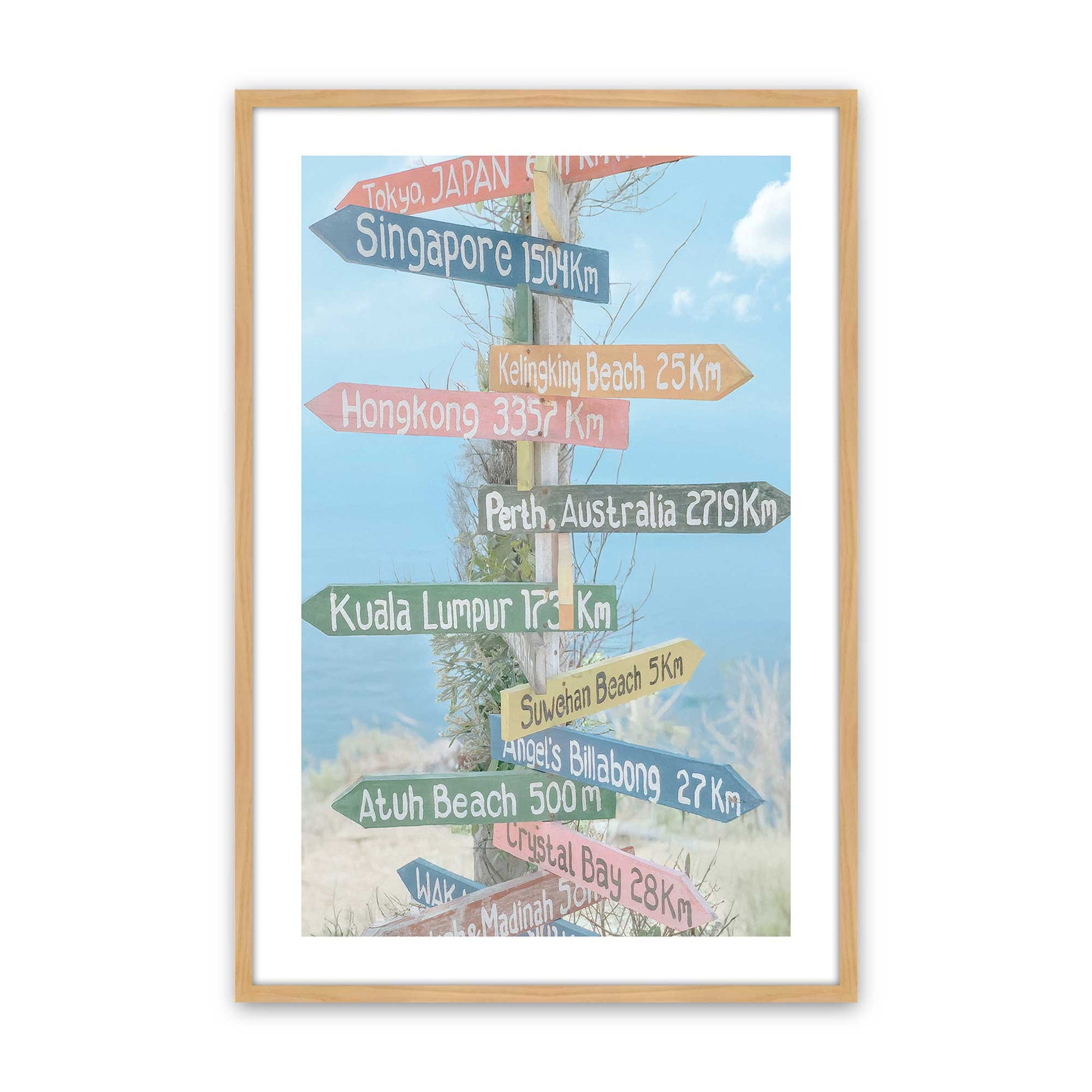[Color:American Maple], Picture of art in a American Maple frame