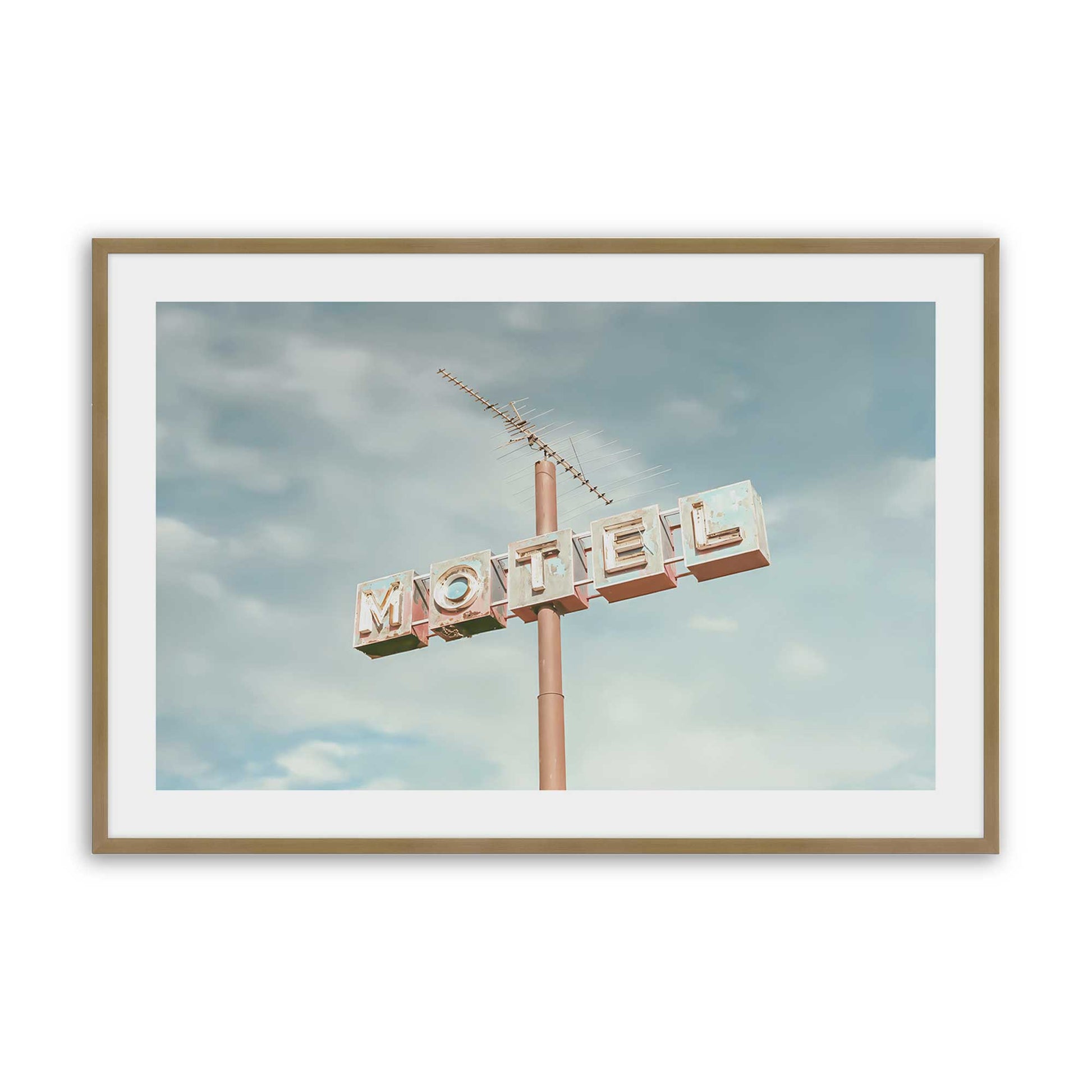 [Color:Brushed Gold], Picture of art in a Brushed Gold frame