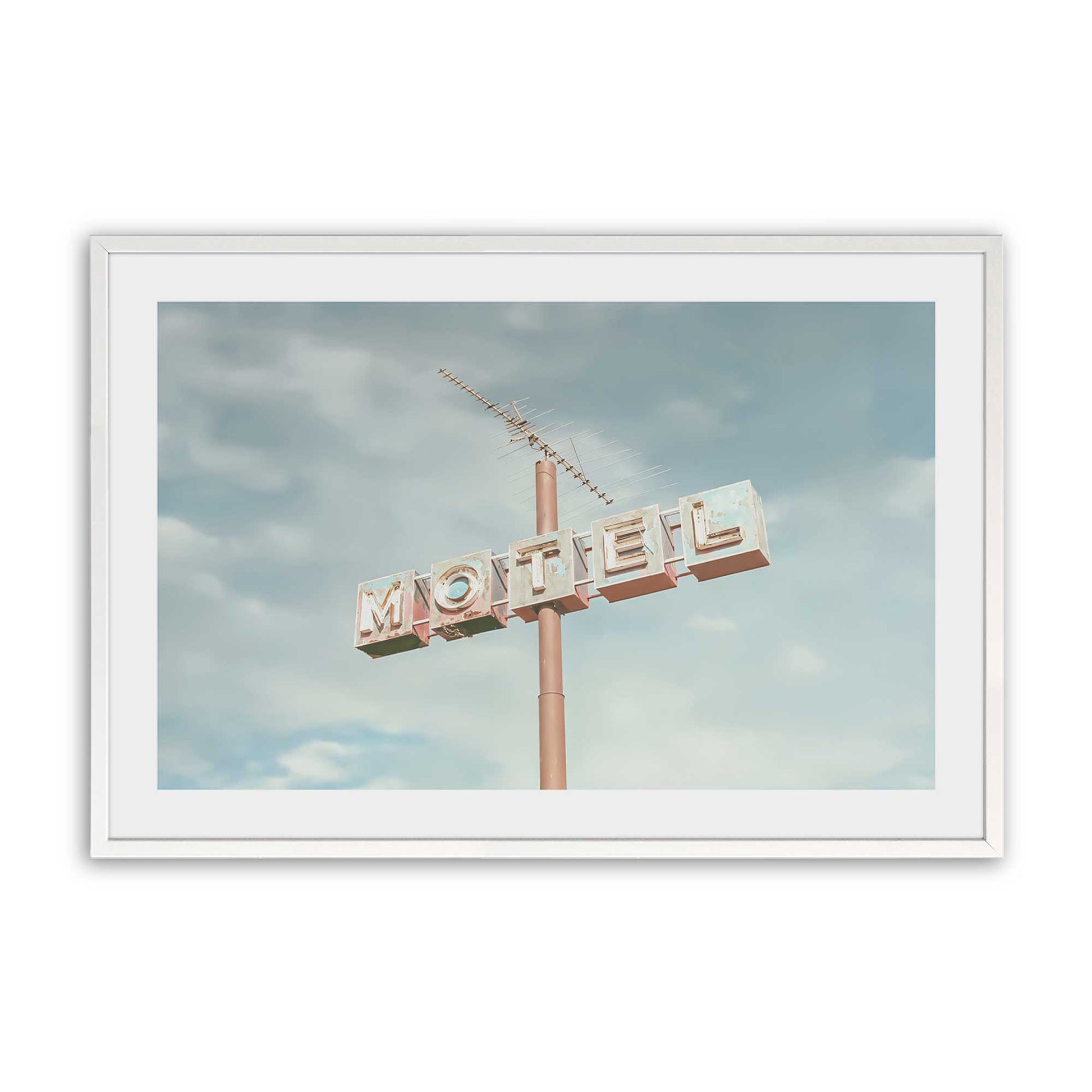 [Color:Opaque White], Picture of art in a Opaque White frame