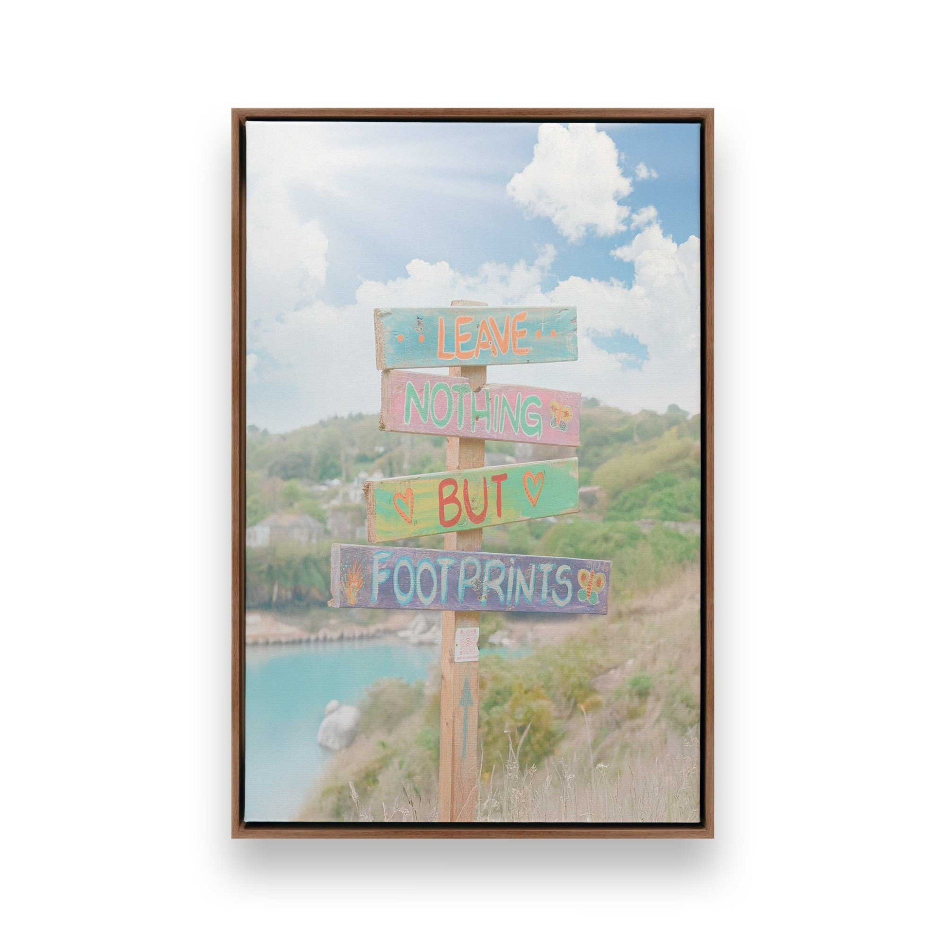[Color:Walnut], Picture of art in a Walnut frame