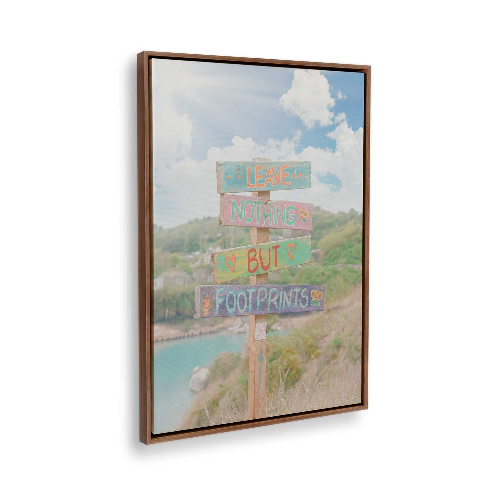 [Color:Walnut], Picture of the corner of the art