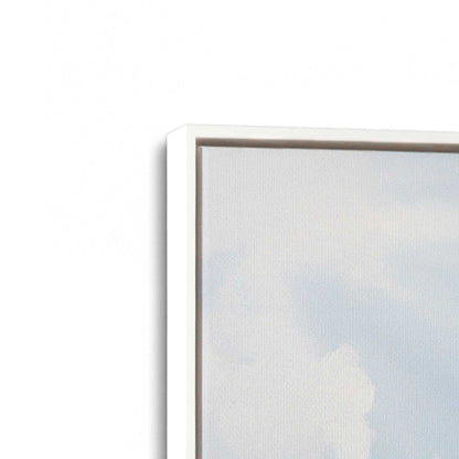 [Color:Opaque White], Picture of art in a White frame at an angle
