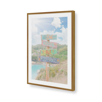 [Color:Polished Gold], Picture of art in a Polished Gold frame of the corner