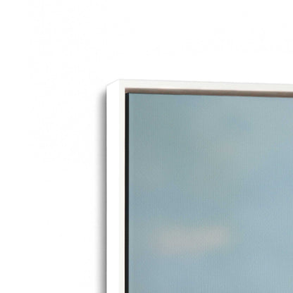 [Color:Opaque White], Picture of art in a White frame at an angle