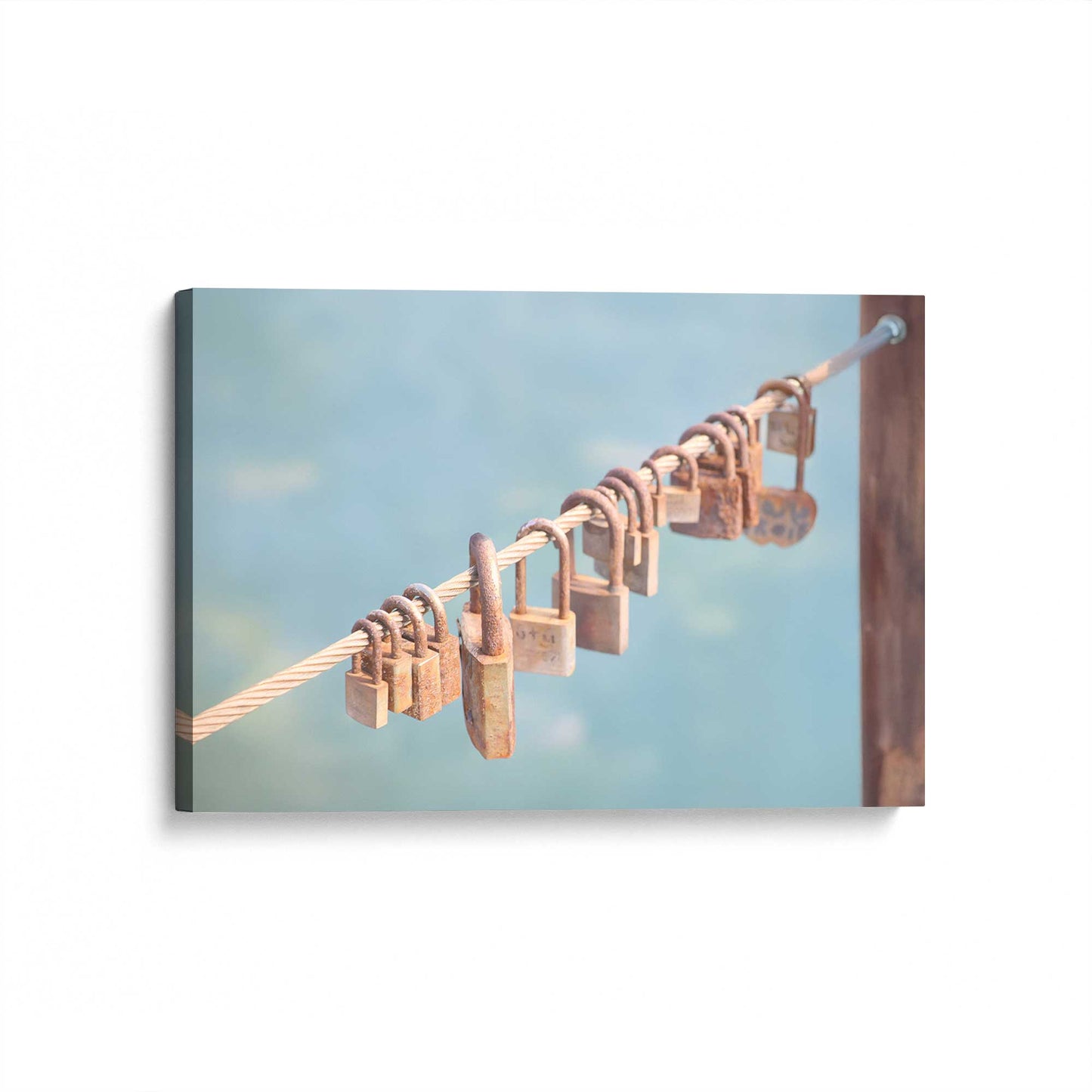 [Color:Stretched Canvas], Picture of art at an angle