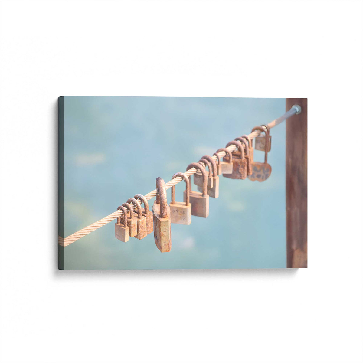 [Color:Stretched Canvas], Picture of art at an angle
