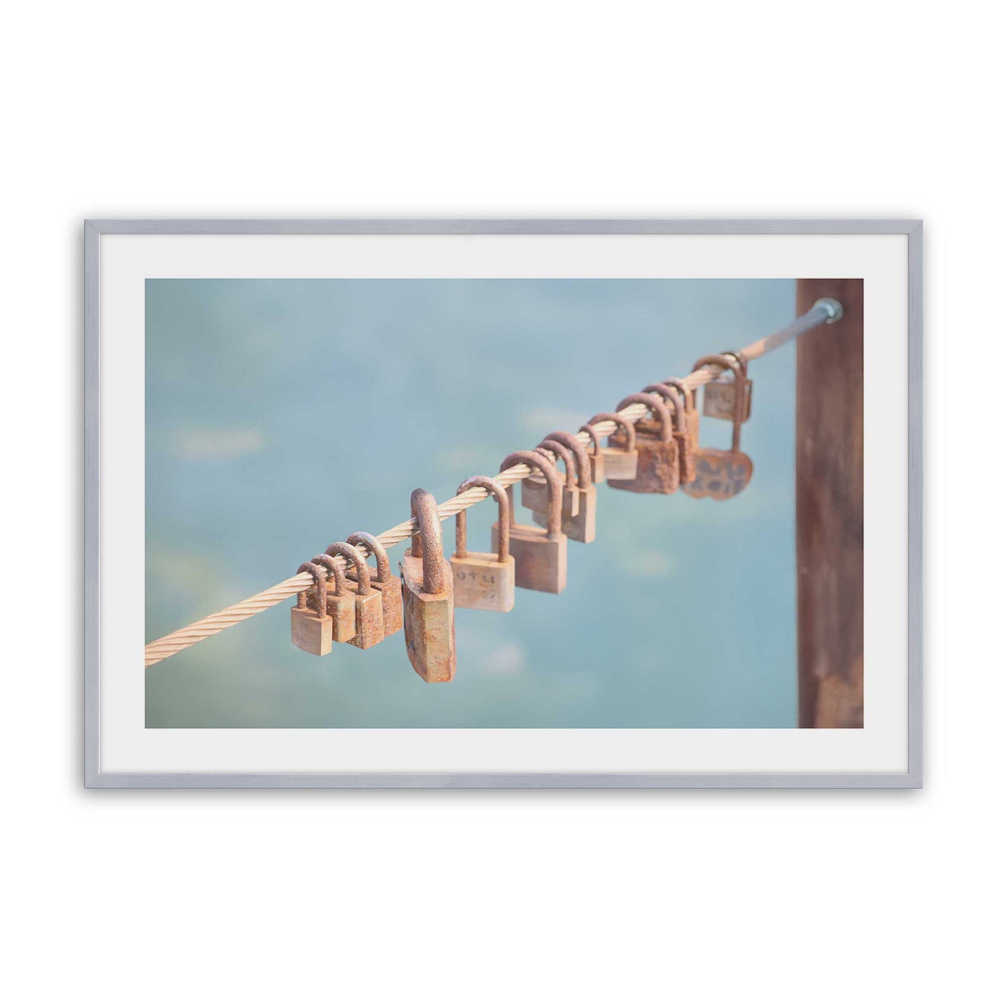 [Color:Polished Chrome], Picture of art in a Polished Chrome frame