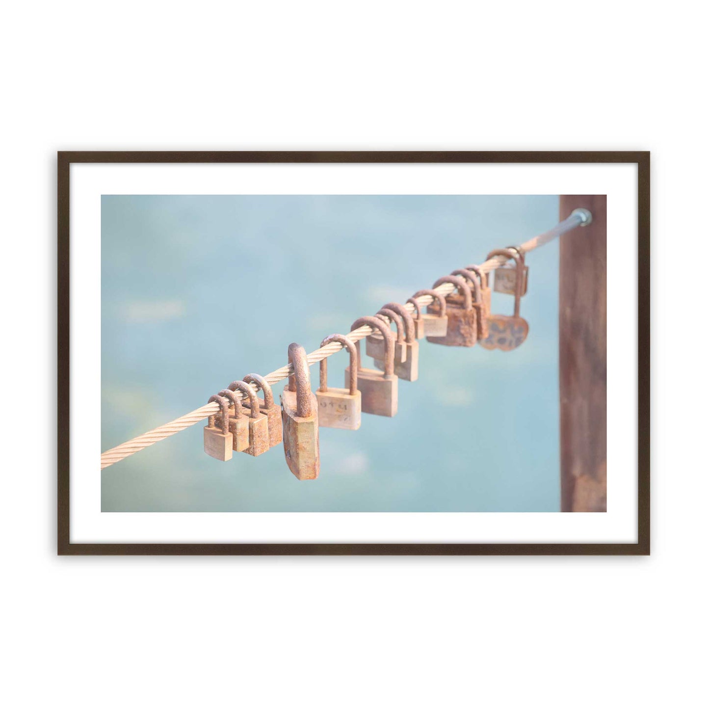 [Color:Belvinder Brown], Picture of art in a Belvinder Brown frame