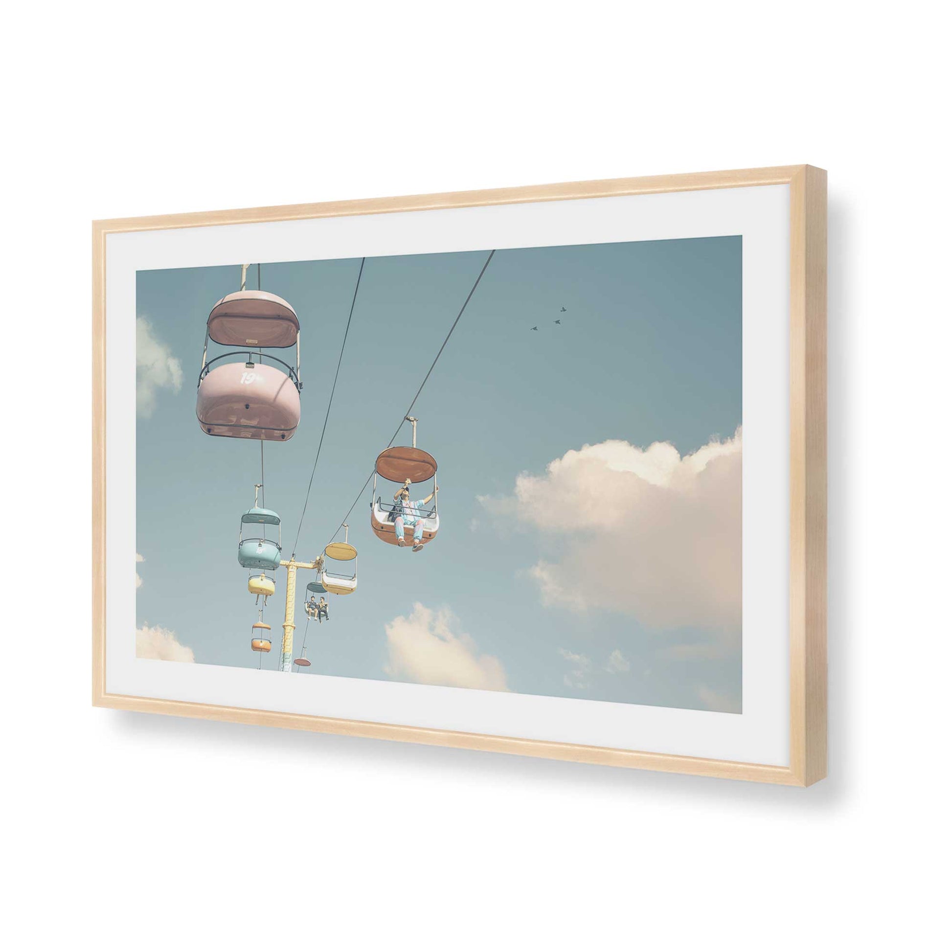 [Color:Raw Maple], Picture of art in a Raw Maple frame of the corner