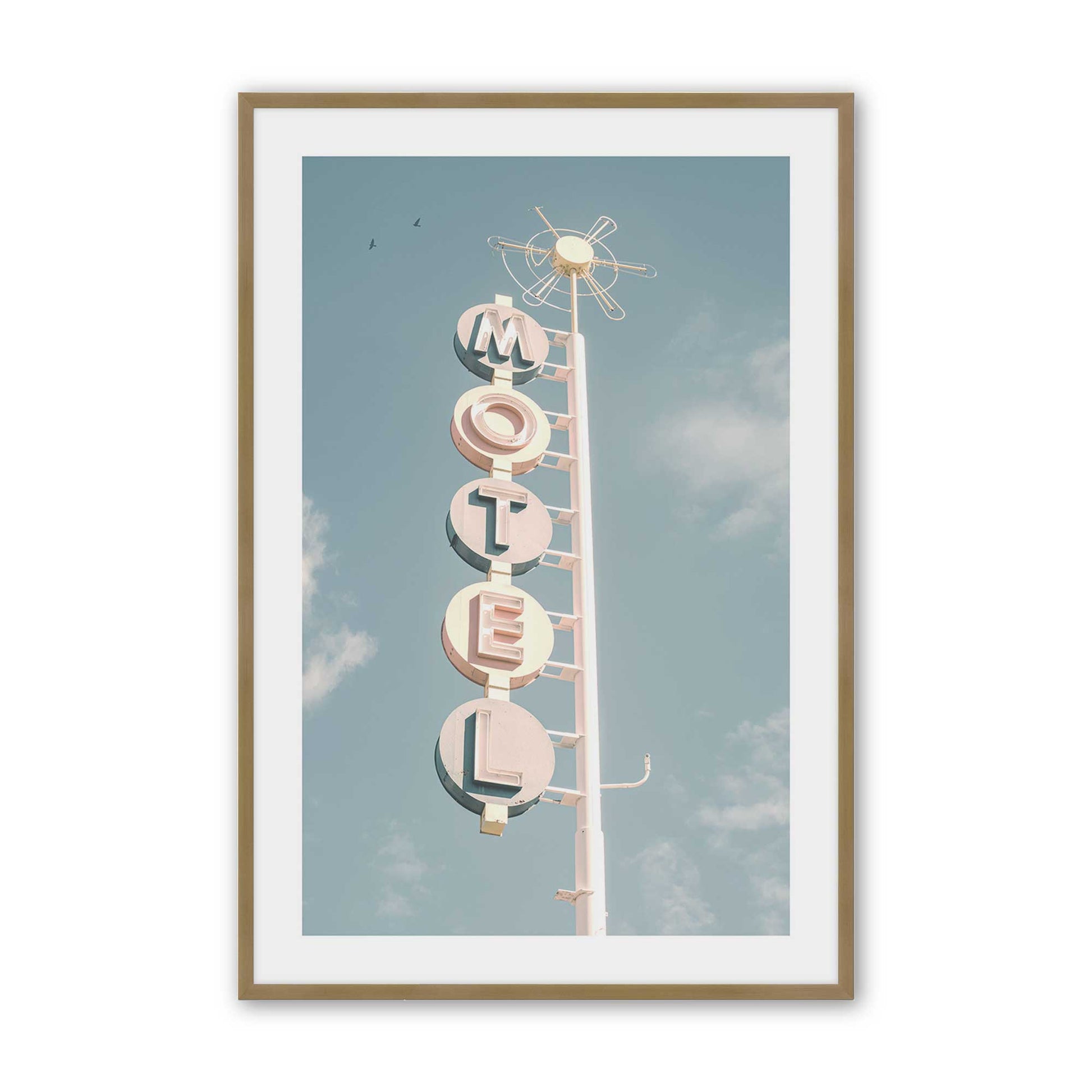 [Color:Brushed Gold], Picture of art in a Brushed Gold frame