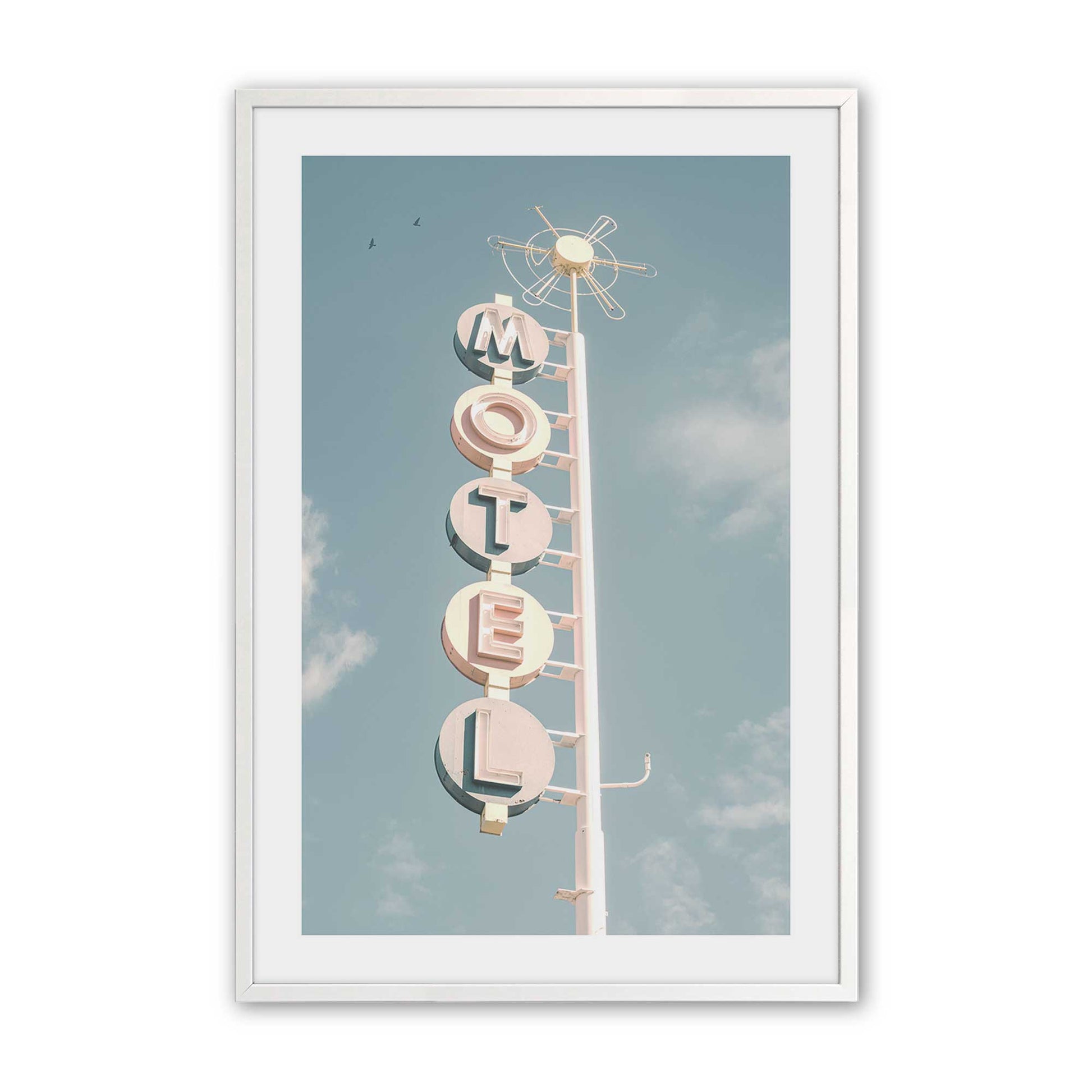 [Color:Opaque White], Picture of art in a Opaque White frame