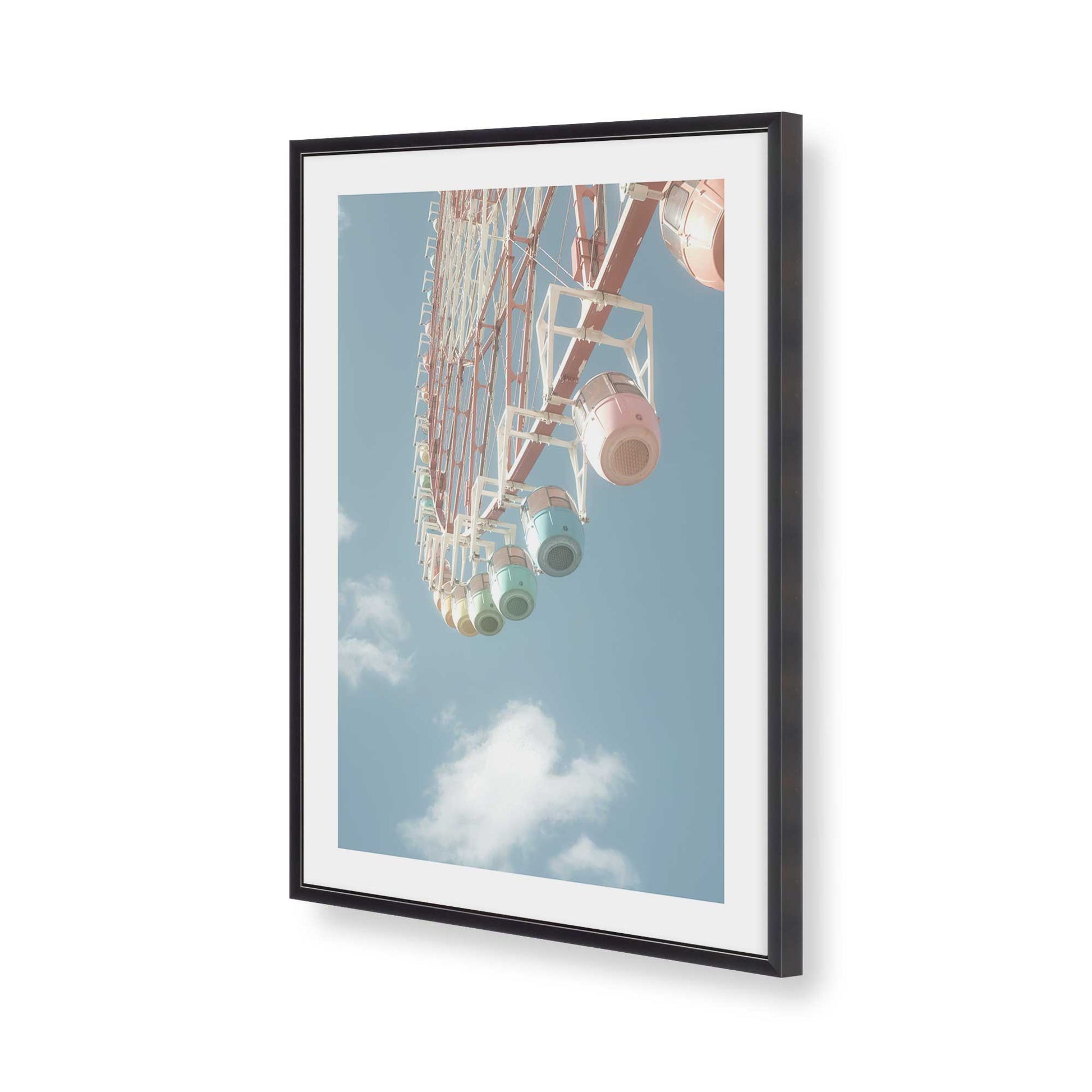 [Color:Weathered Zinc], Picture of art in a Weathered Zinc frame of the corner