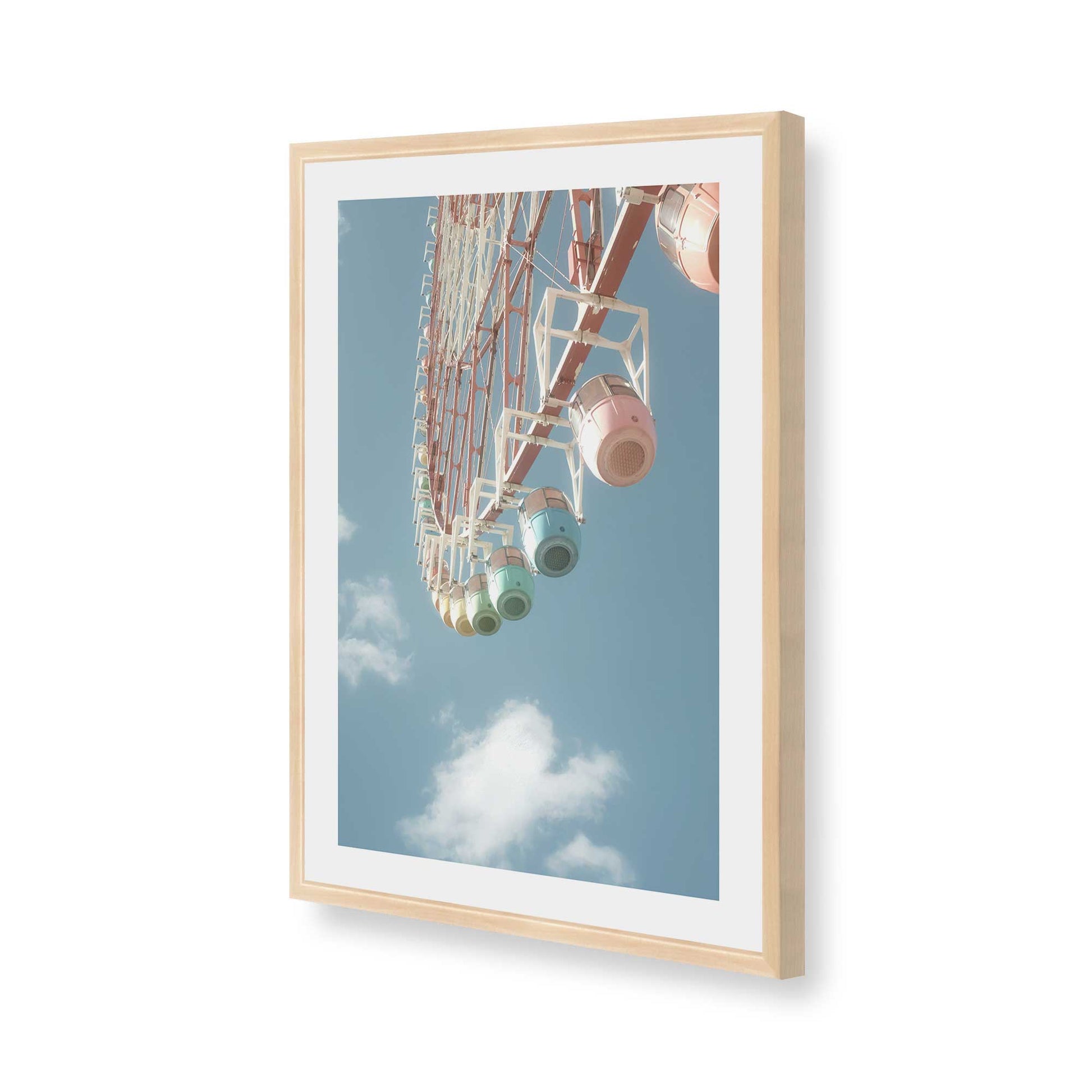 [Color:Raw Maple], Picture of art in a Raw Maple frame of the corner