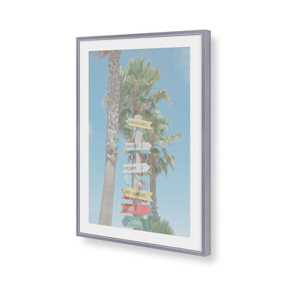 [Color:Polished Chrome], Picture of art in a Polished Chrome frame of the corner