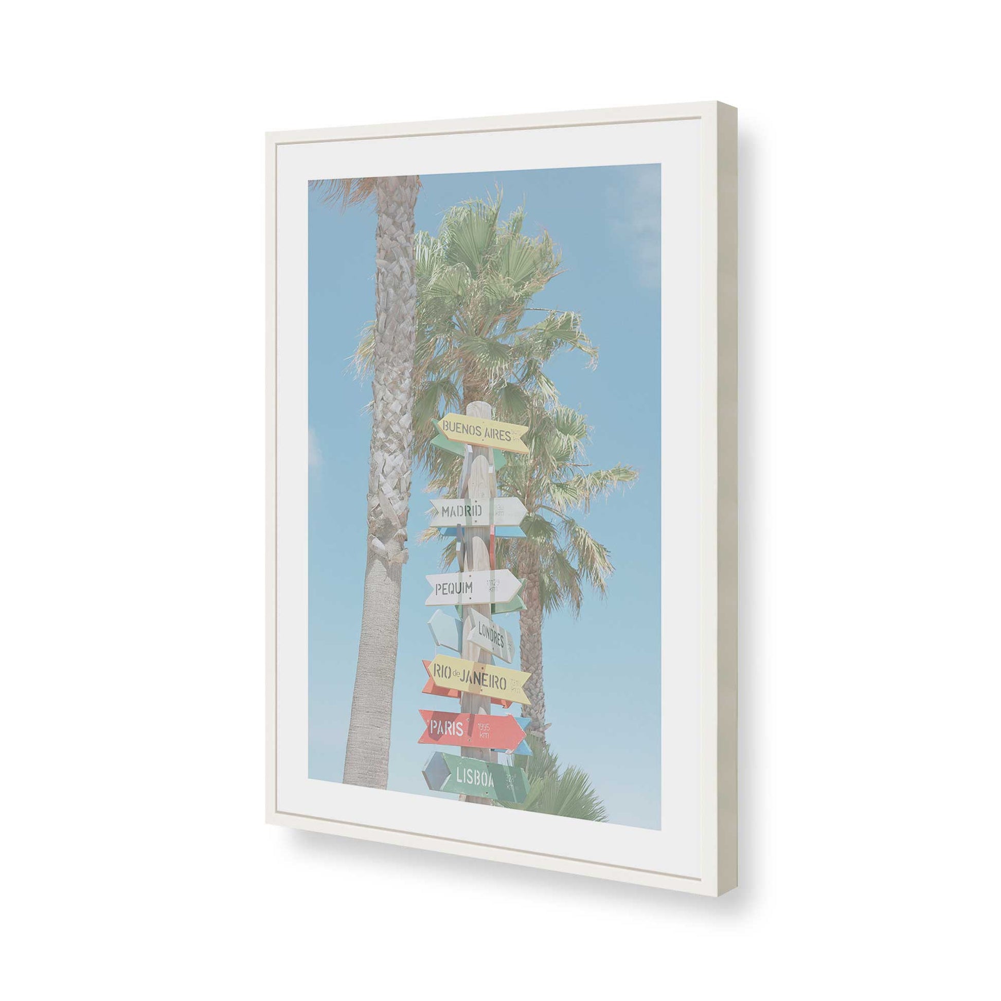 [Color:Opaque White], Picture of art in a Opaque White frame of the corner