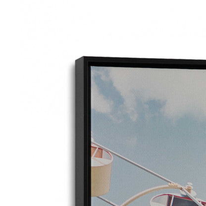 [Color:Satin Black], Picture of art in a Satin Black frame at an angle