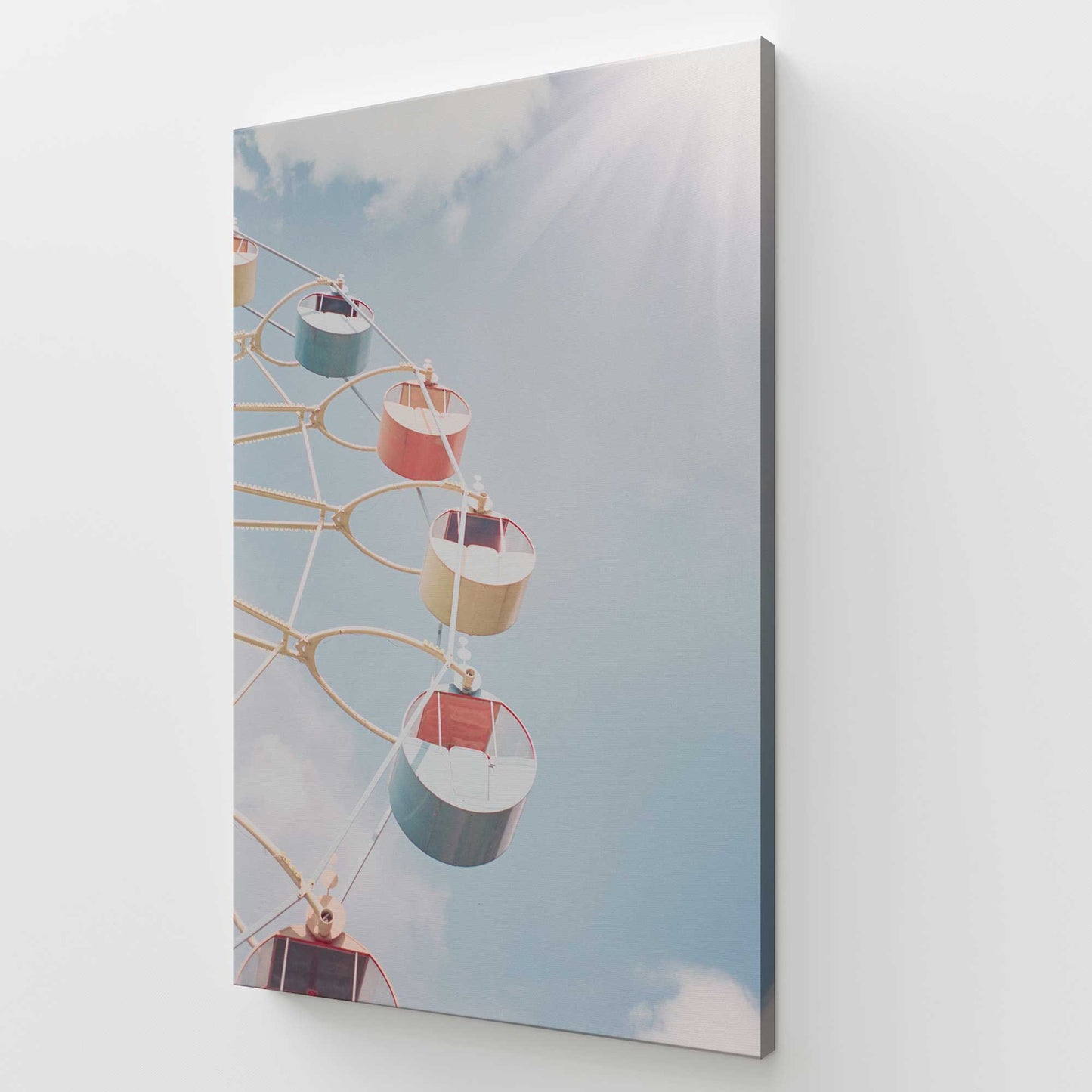 [Color:Stretched Canvas], Picture of art at an angle