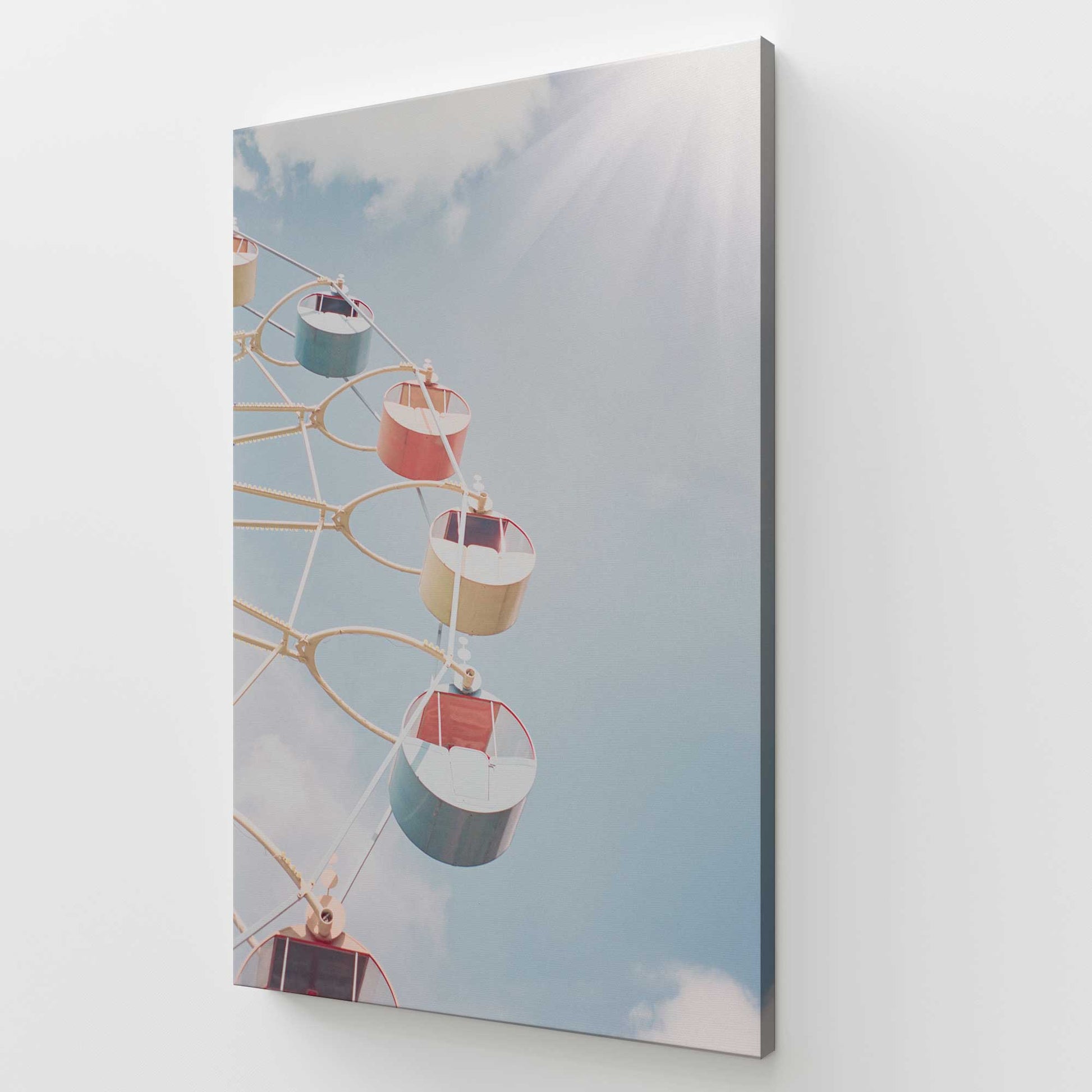 [Color:Stretched Canvas], Picture of art at an angle