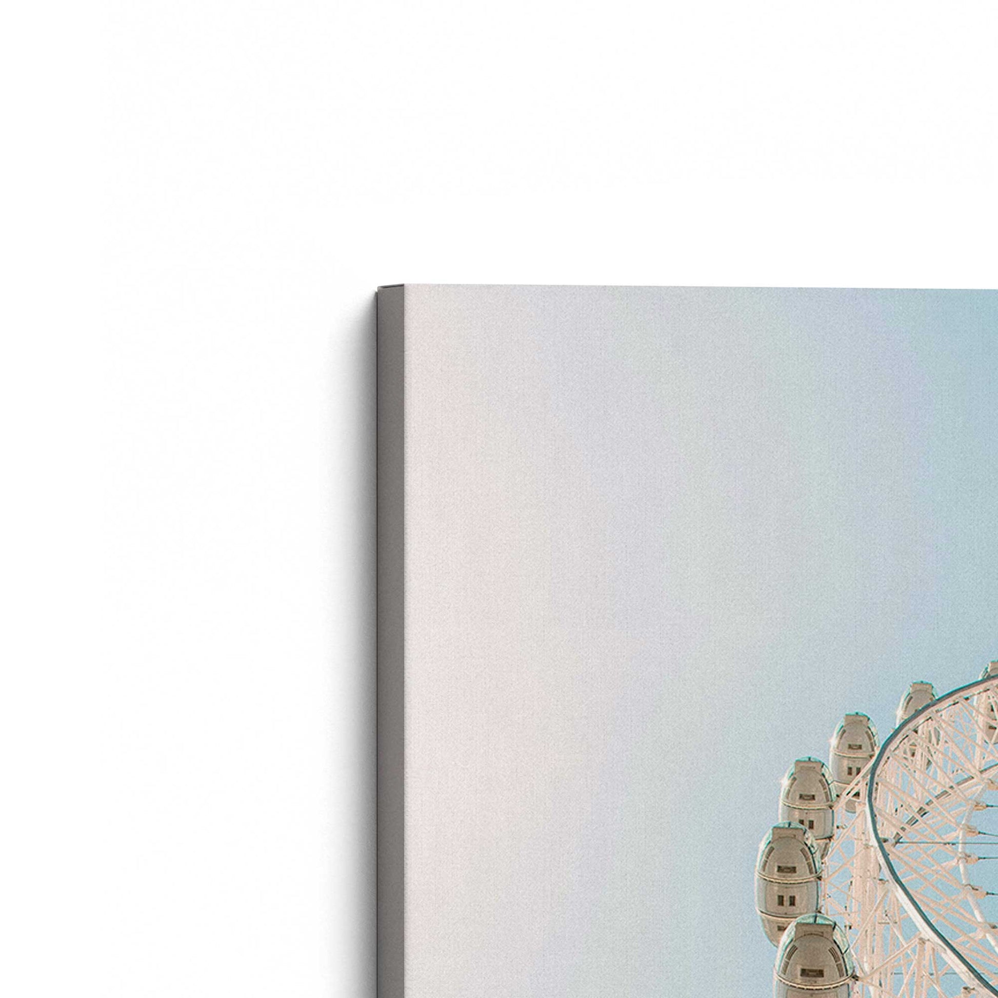 [Color:Stretched Canvas], Picture of the corner of the art