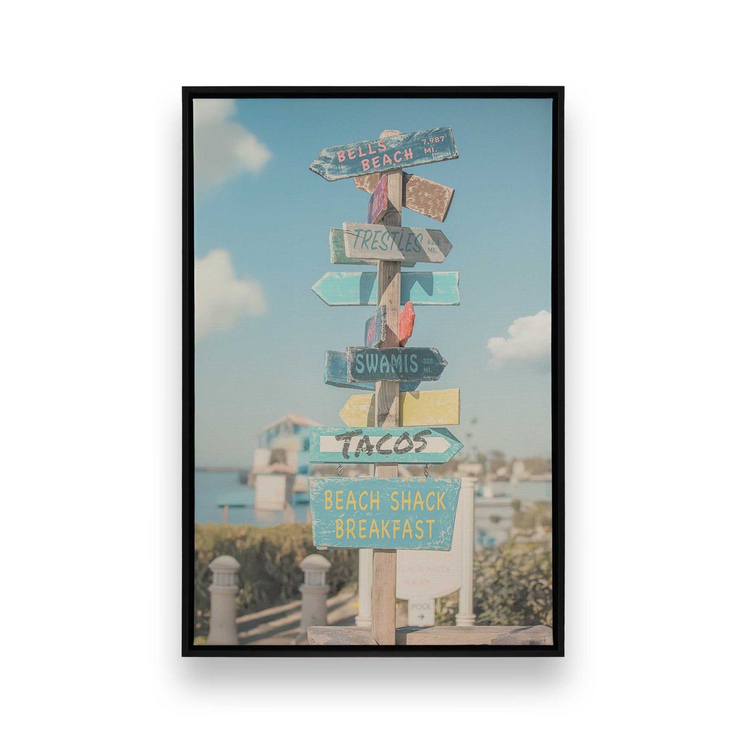 [Color:Satin Black], Picture of art in a Satin Black frame