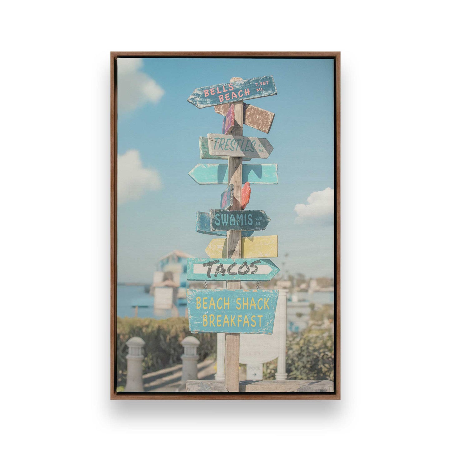 [Color:Walnut], Picture of art in a Walnut frame