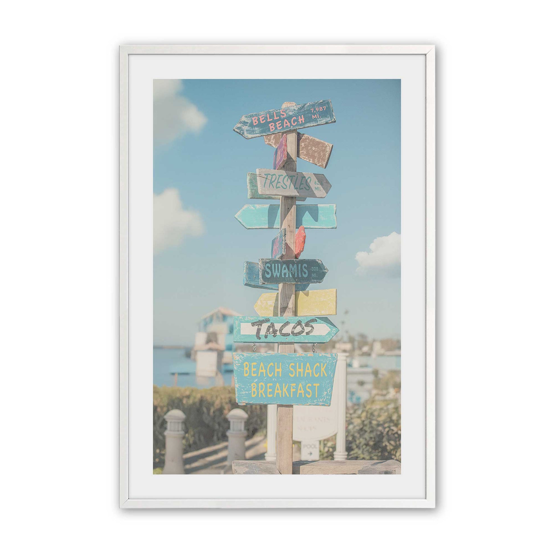 [Color:Opaque White], Picture of art in a Opaque White frame